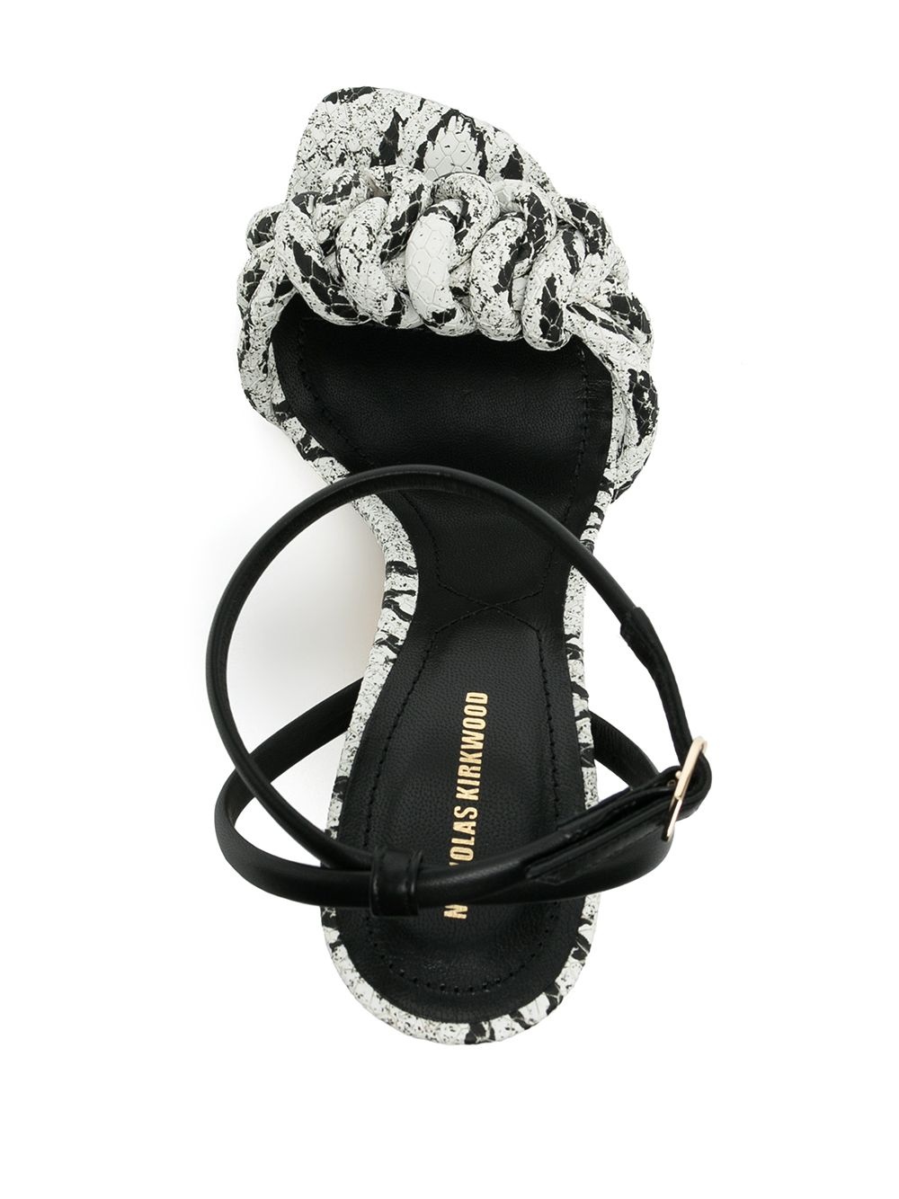 Lexi 75mm knotted high-heel sandals - 4