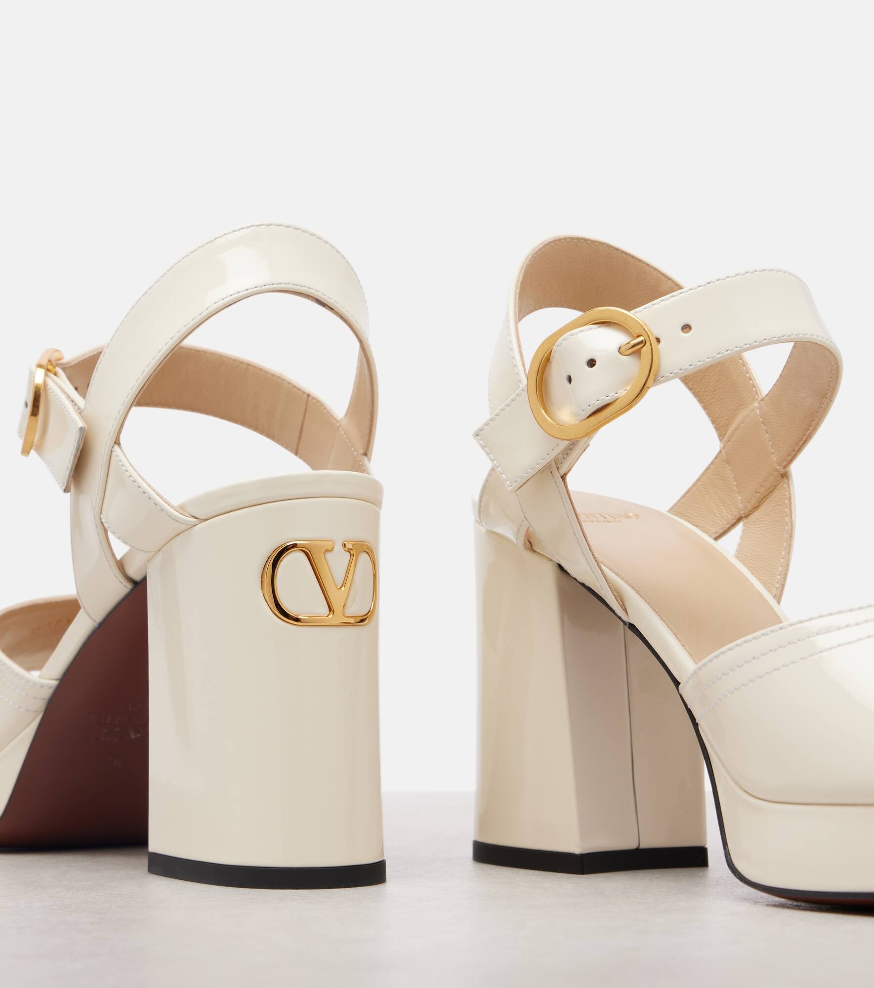 Fawcette 100 leather platform sandals - 5