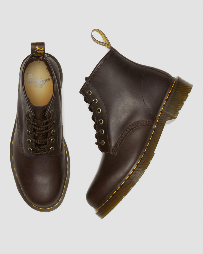 Dr. Martens 101 Crazy Horse Leather Ankle Boots outlook