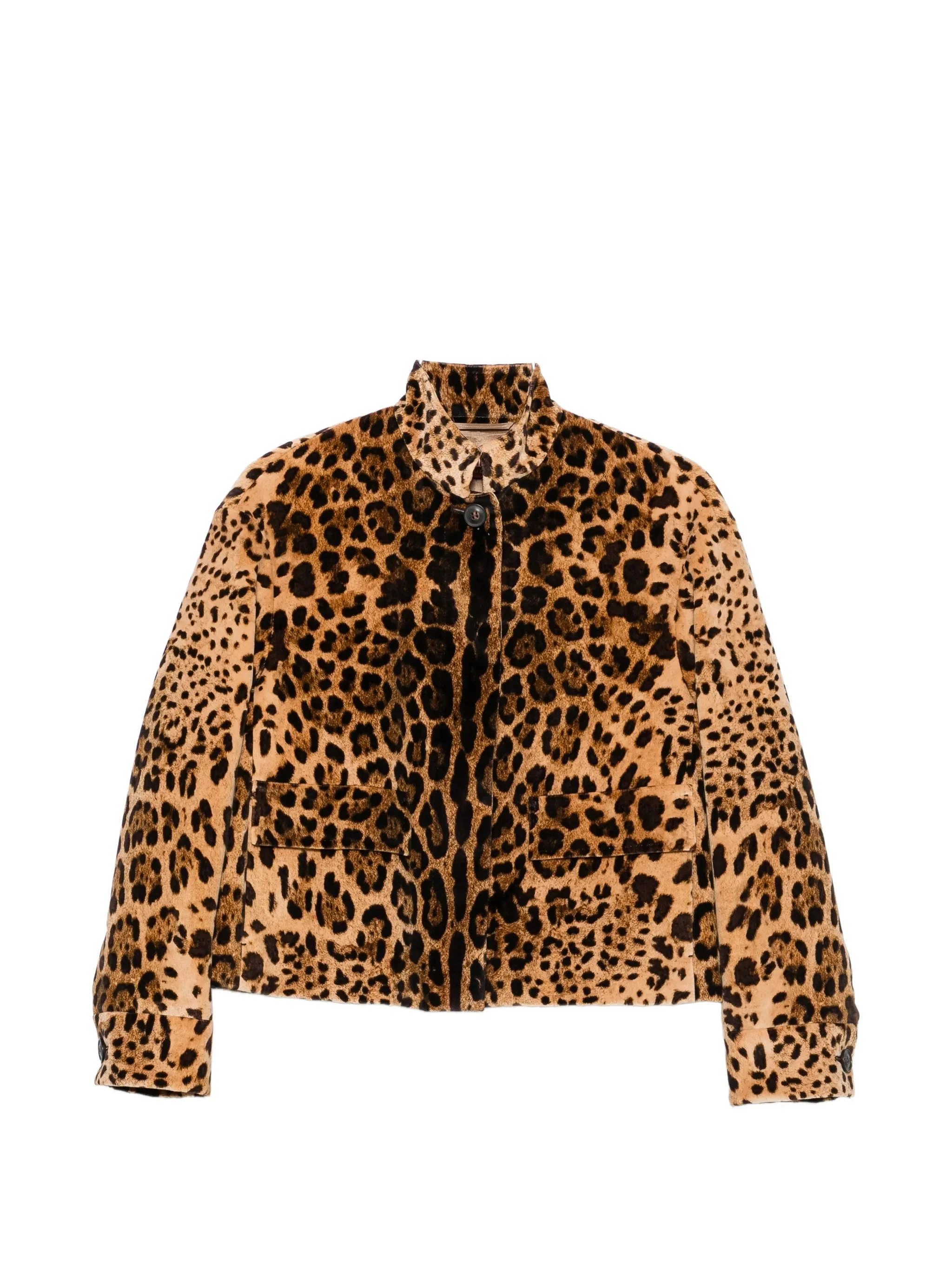 Max Mara Studio Tedro Leopard-print Cropped Jacket - 1