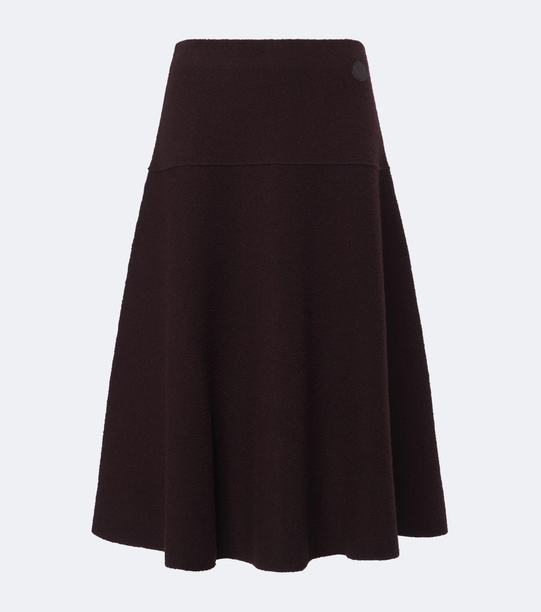 Knitted wool-blend midi skirt - 1