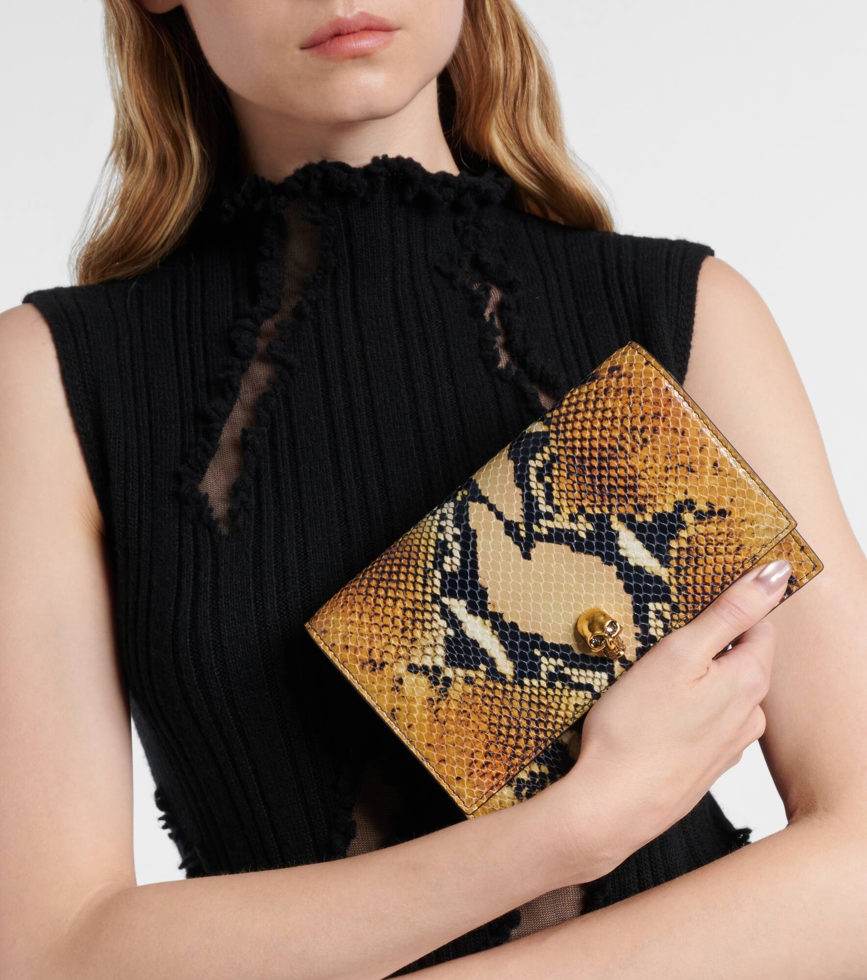 Skull Small leather crossbody bag - 2
