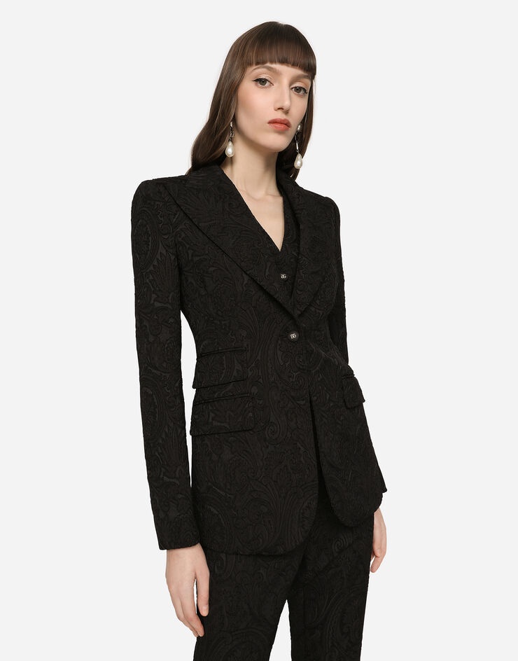 Ornamental jacquard Turlington blazer - 4