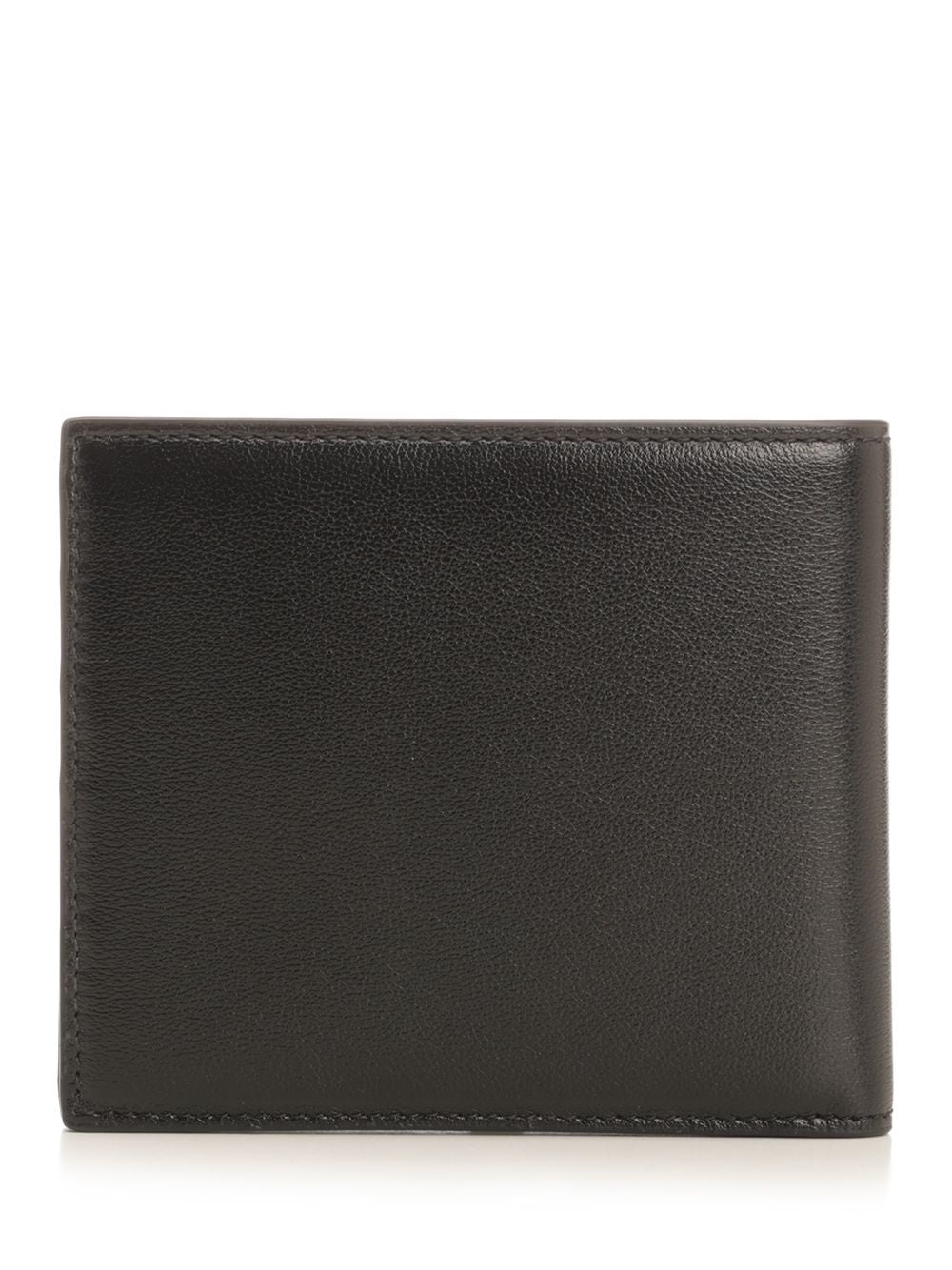 Leather Bifold Wallet Wallets Black - 3