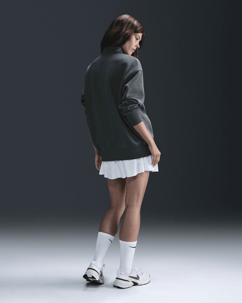 Nike Sportswear Phoenix Fleece Women's Oversized 1/4-Zip Logo Top 5