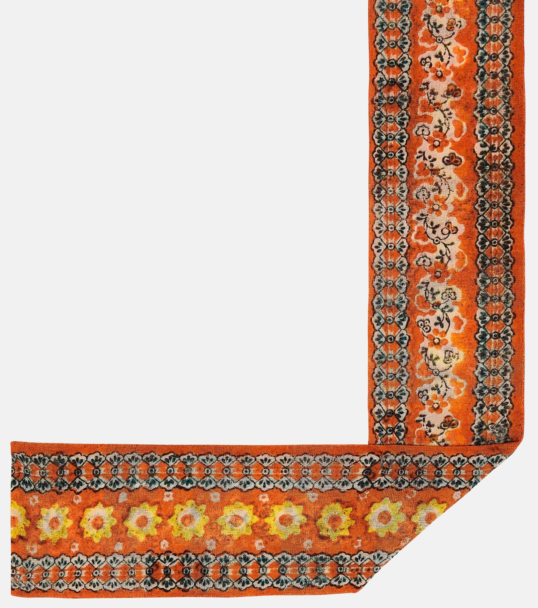Floral silk scarf - 5