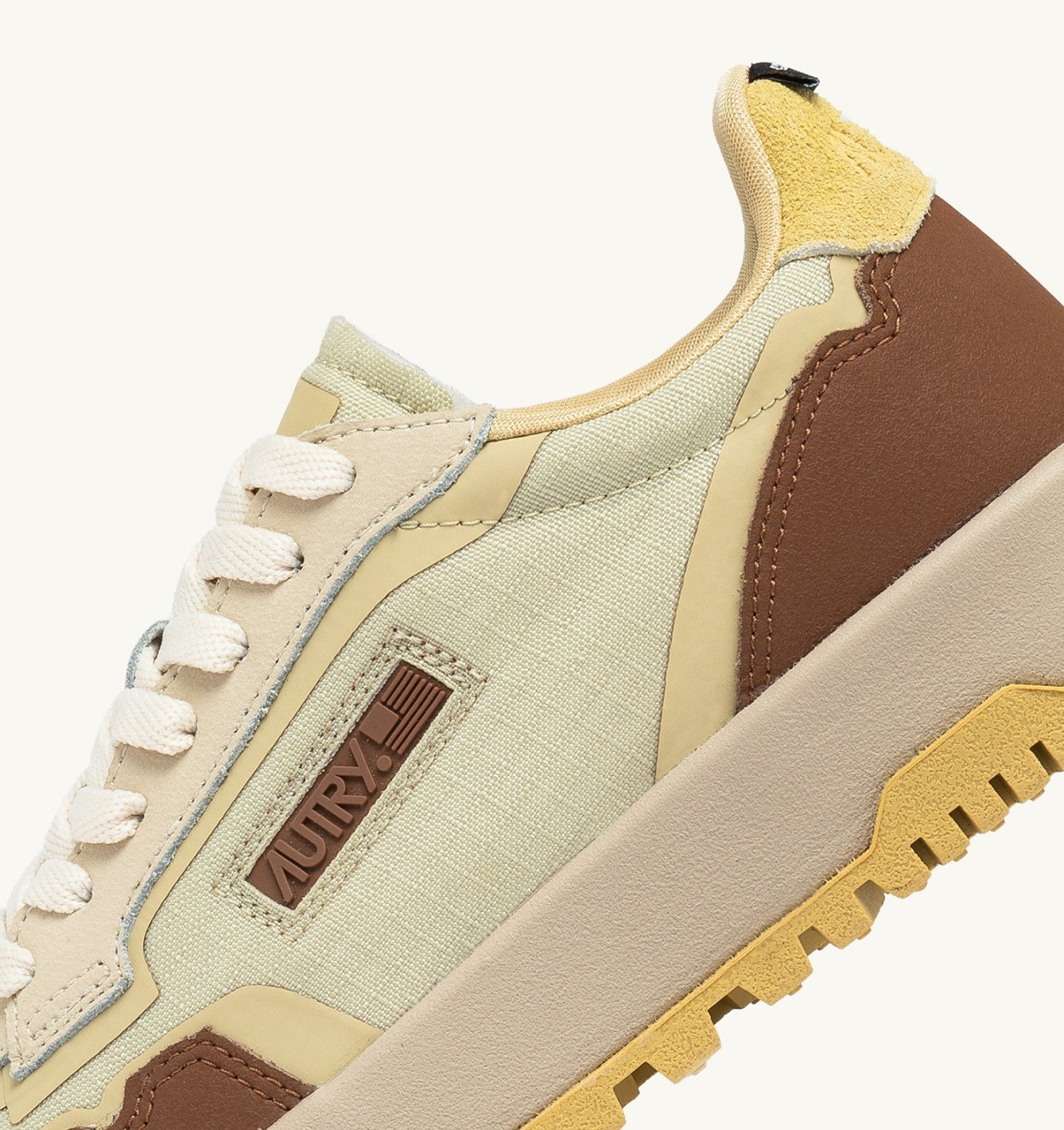 WILDPACE LOW SNEAKERS IN RIPSTOP NYLON AND LEATHER COLOR FOG AND THRUSH - 6