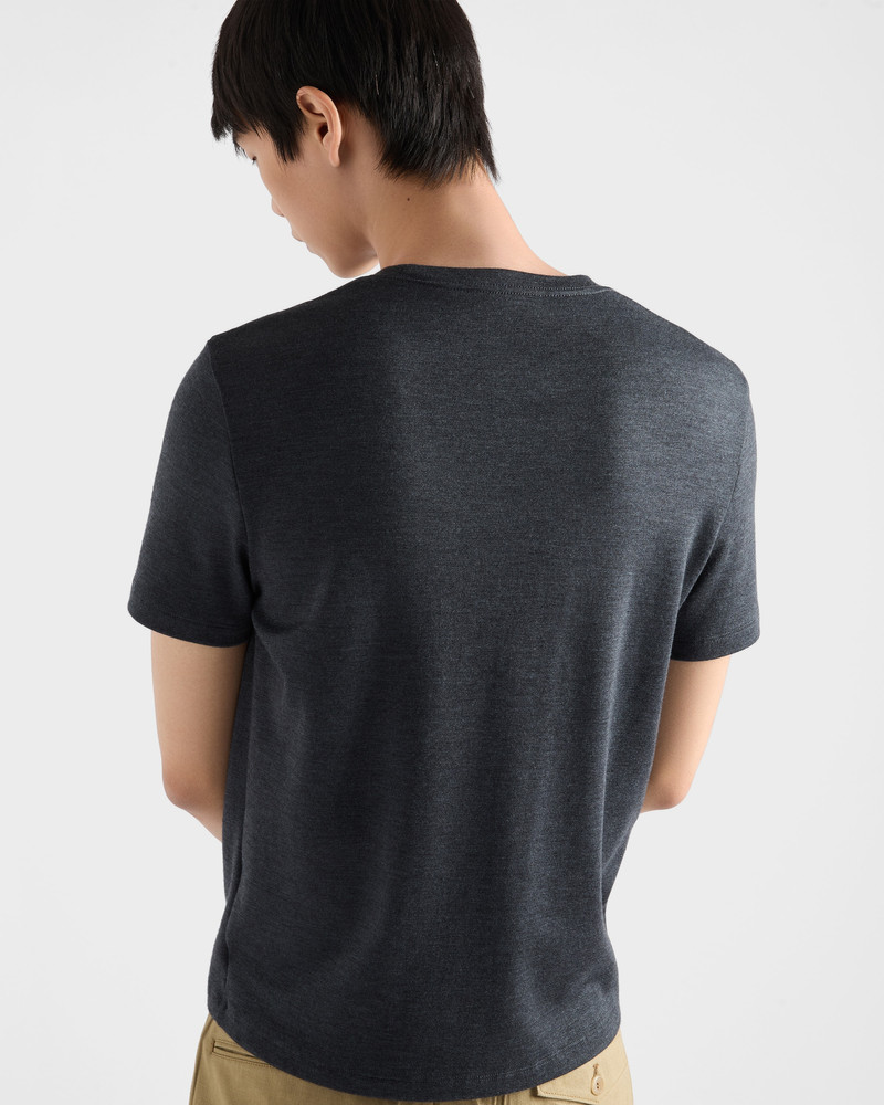 Cashmere and silk T-shirt 5