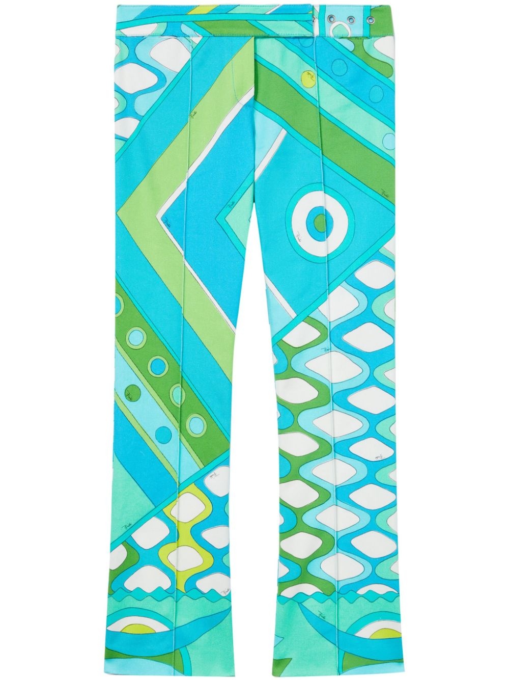 Vivara-Print cotton trousers - 1