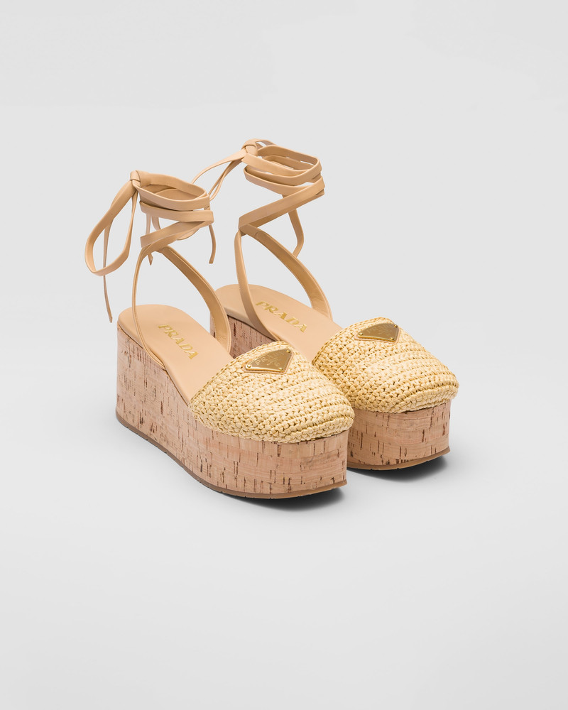 Crochet wedge sandals 1