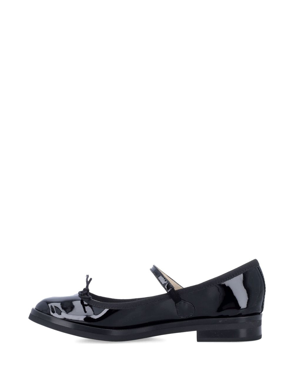 patent-leather bow ballet flats - 3