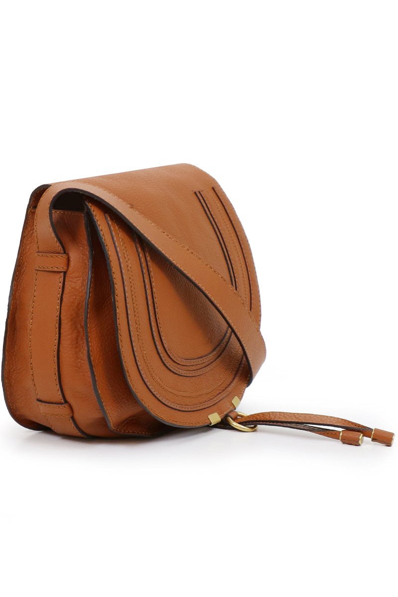 MARCIE MEDIUM BAG | TAN WITH TAN STITCHING - 2