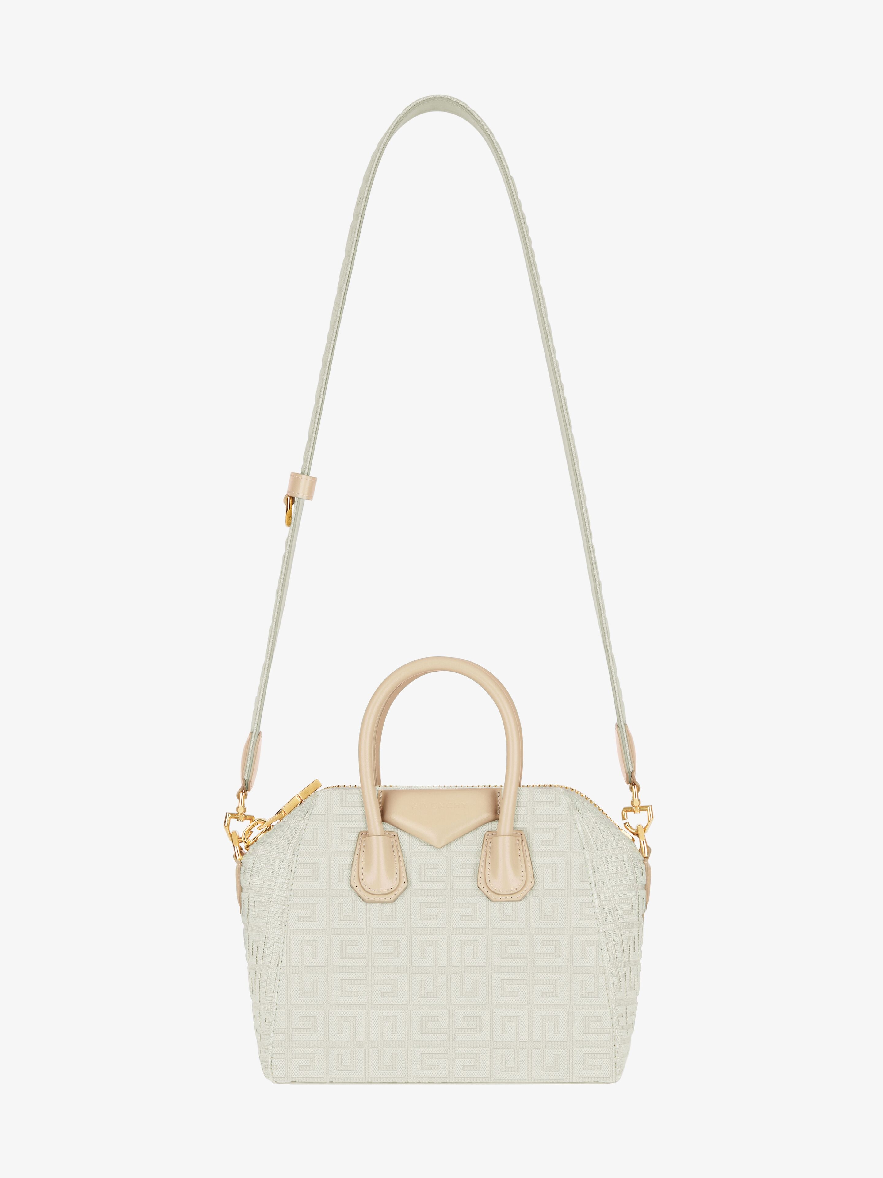 MINI ANTIGONA BAG IN 4G EMBROIDERED CANVAS - 3