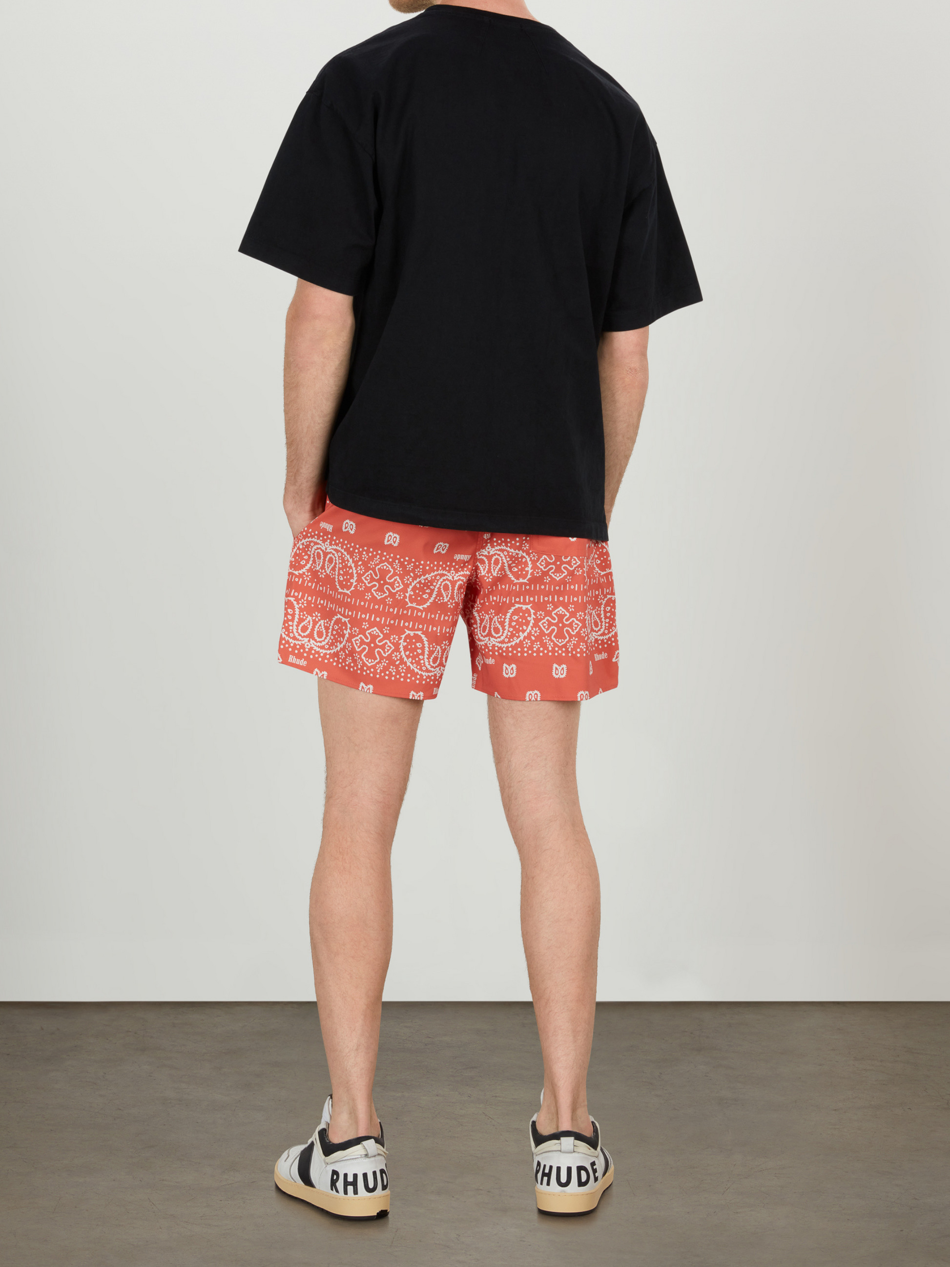 BANDANA PRINT SWIM TRUNKS - 6