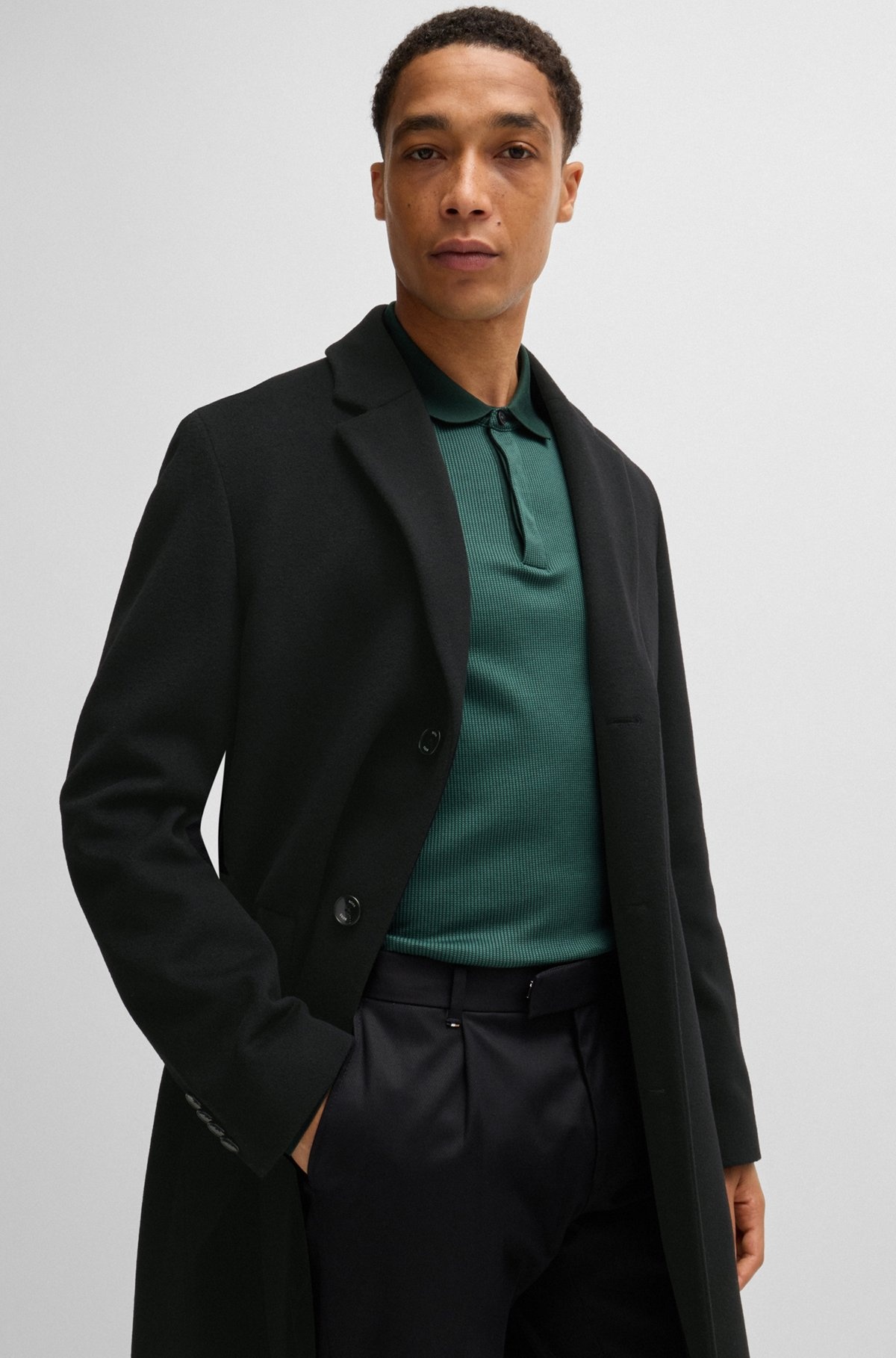 FORMAL COAT IN WOOL - 3