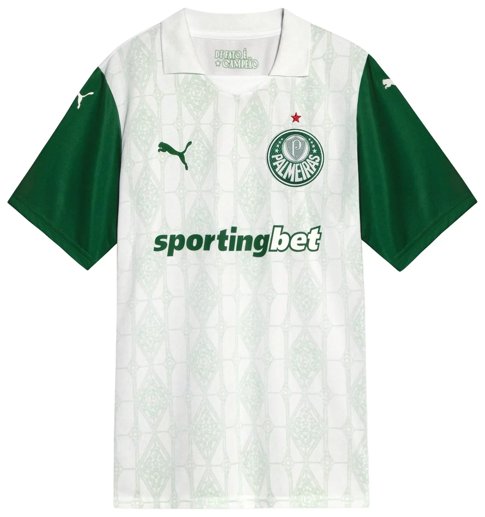 PUMA Men's Palmerias White Replica Away Jersey - 1