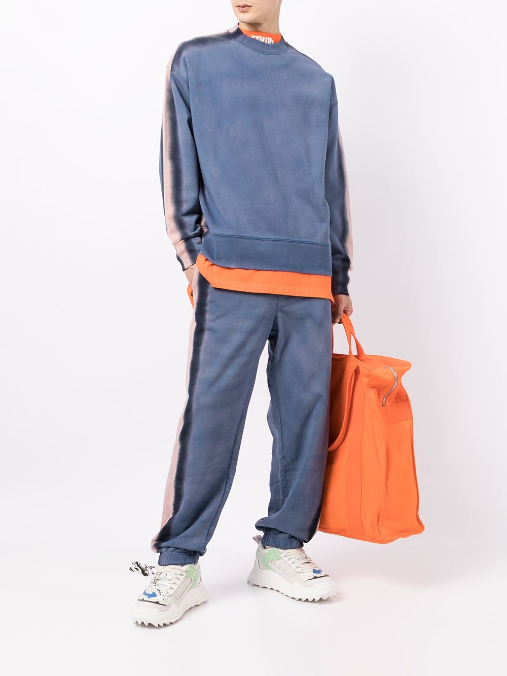 side-stripe track pants - 2