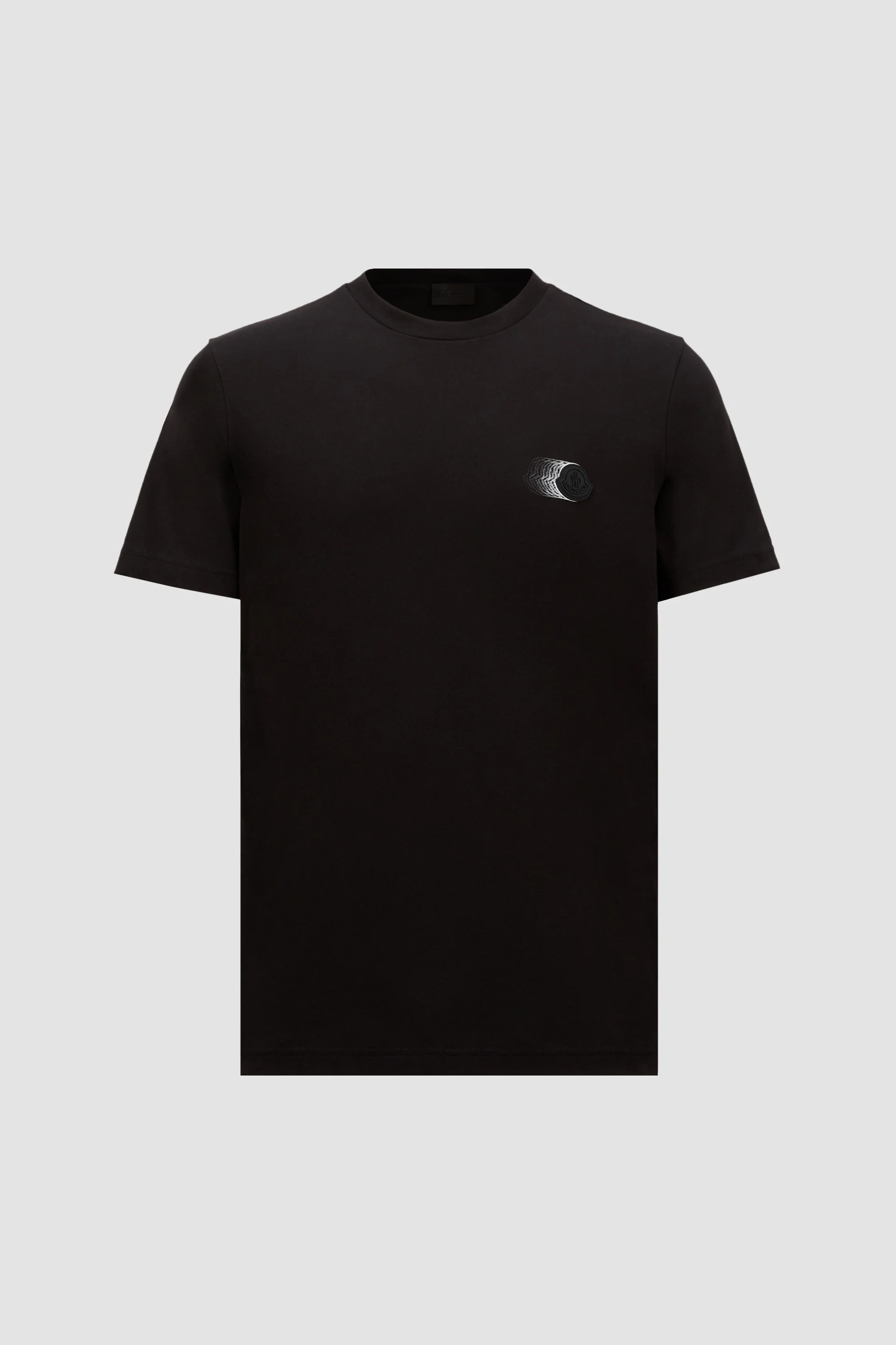 Faded Logo Motif Cotton T-Shirt - 1