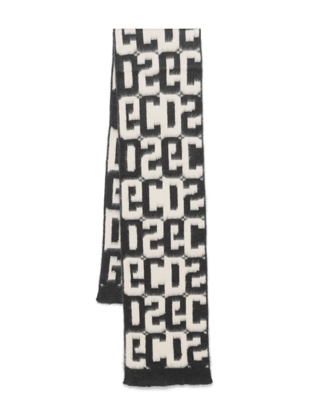monogram scarf - 1