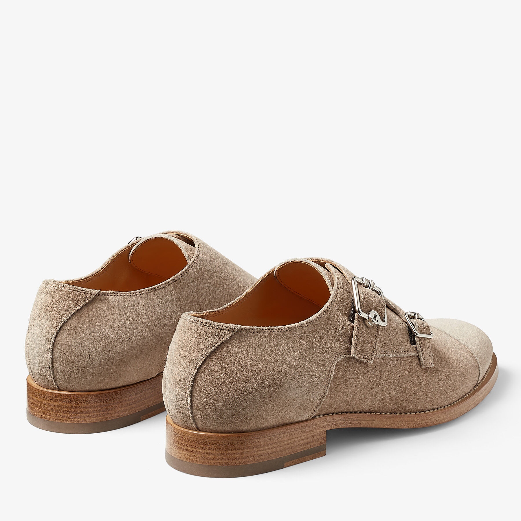 Finnion Monkstrap
Stone Velvet Suede Monk Strap Shoes - 4