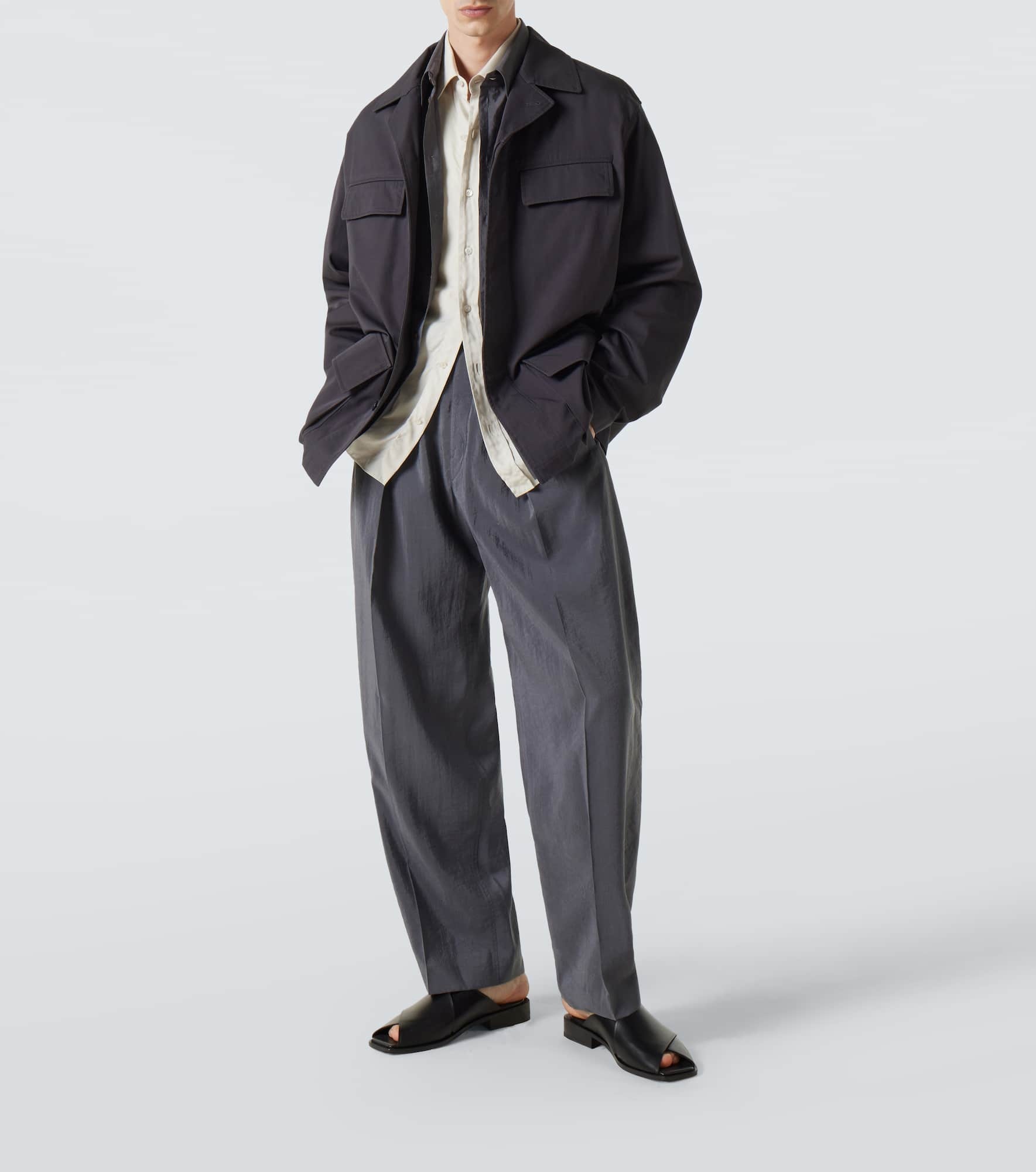 Cotton twill overshirt - 2