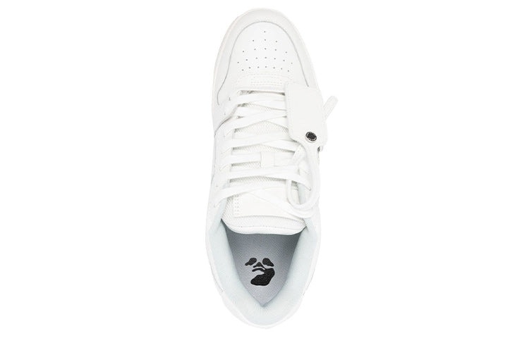 Off-White Out Of Office For Walking Low-Top Sneaker 'White Black' OMIA189C99LEA0050110 - 3