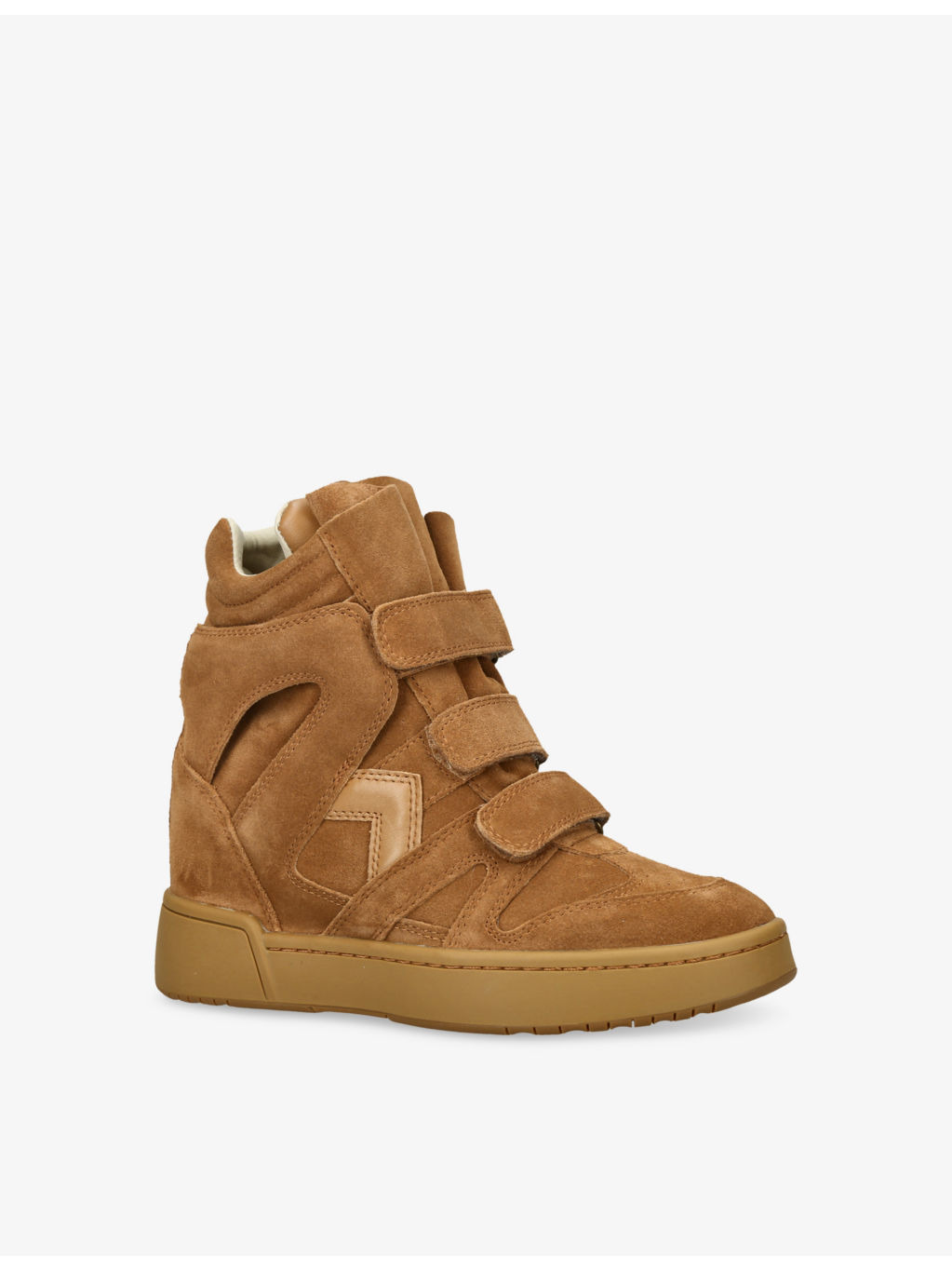 IM3 High-Top Suede Wedge Trainers - 3