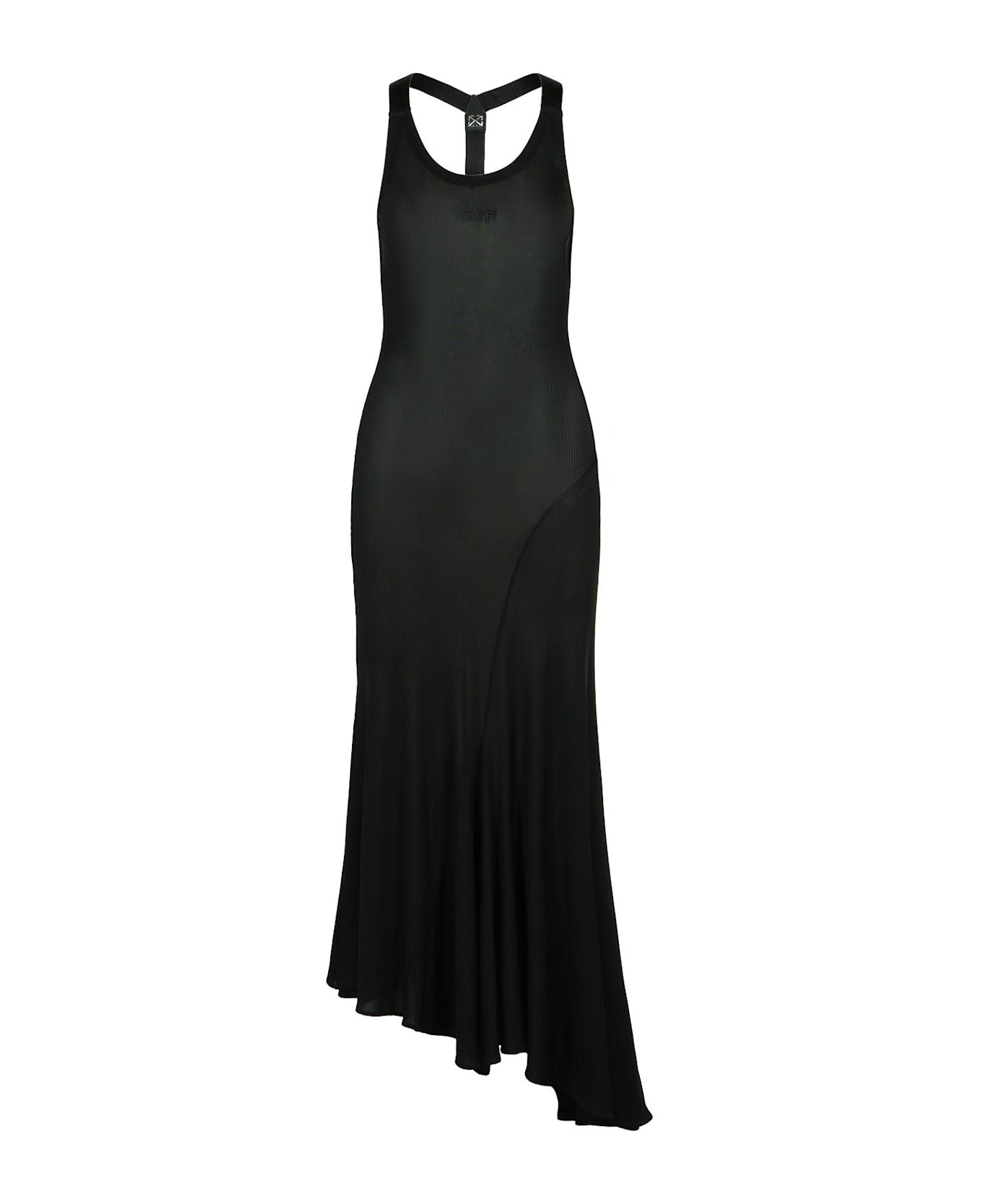 Black Viscose Dress - 1