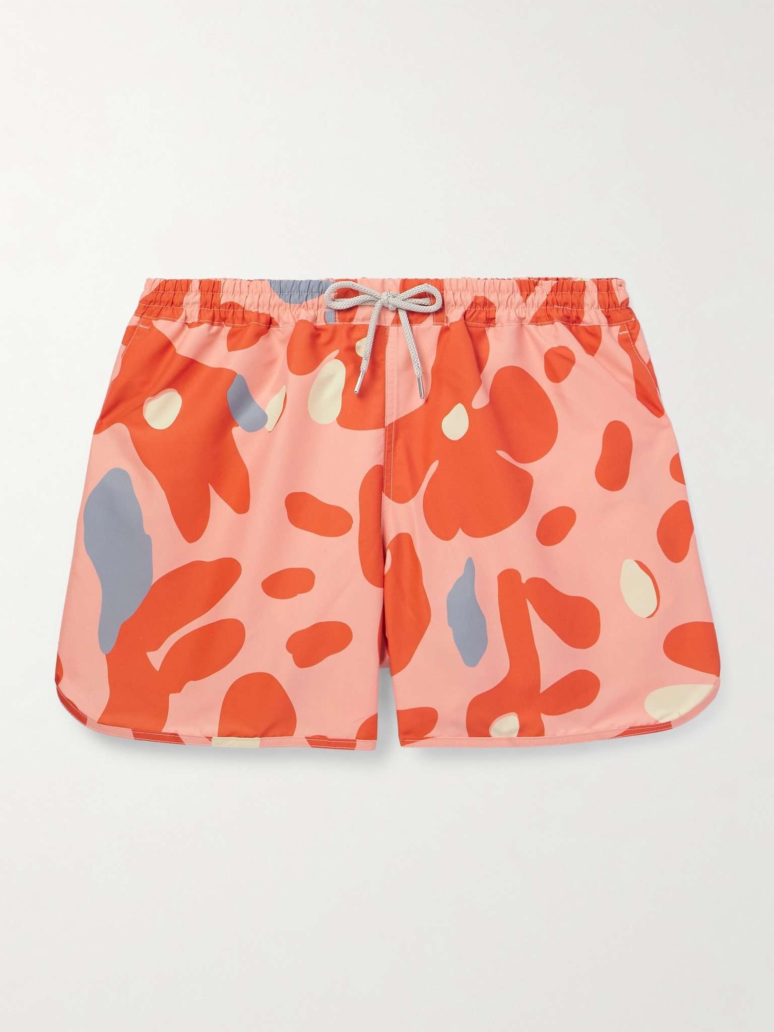 Gili Straight-Leg Short-Length Printed Shell Swim Shorts - 1