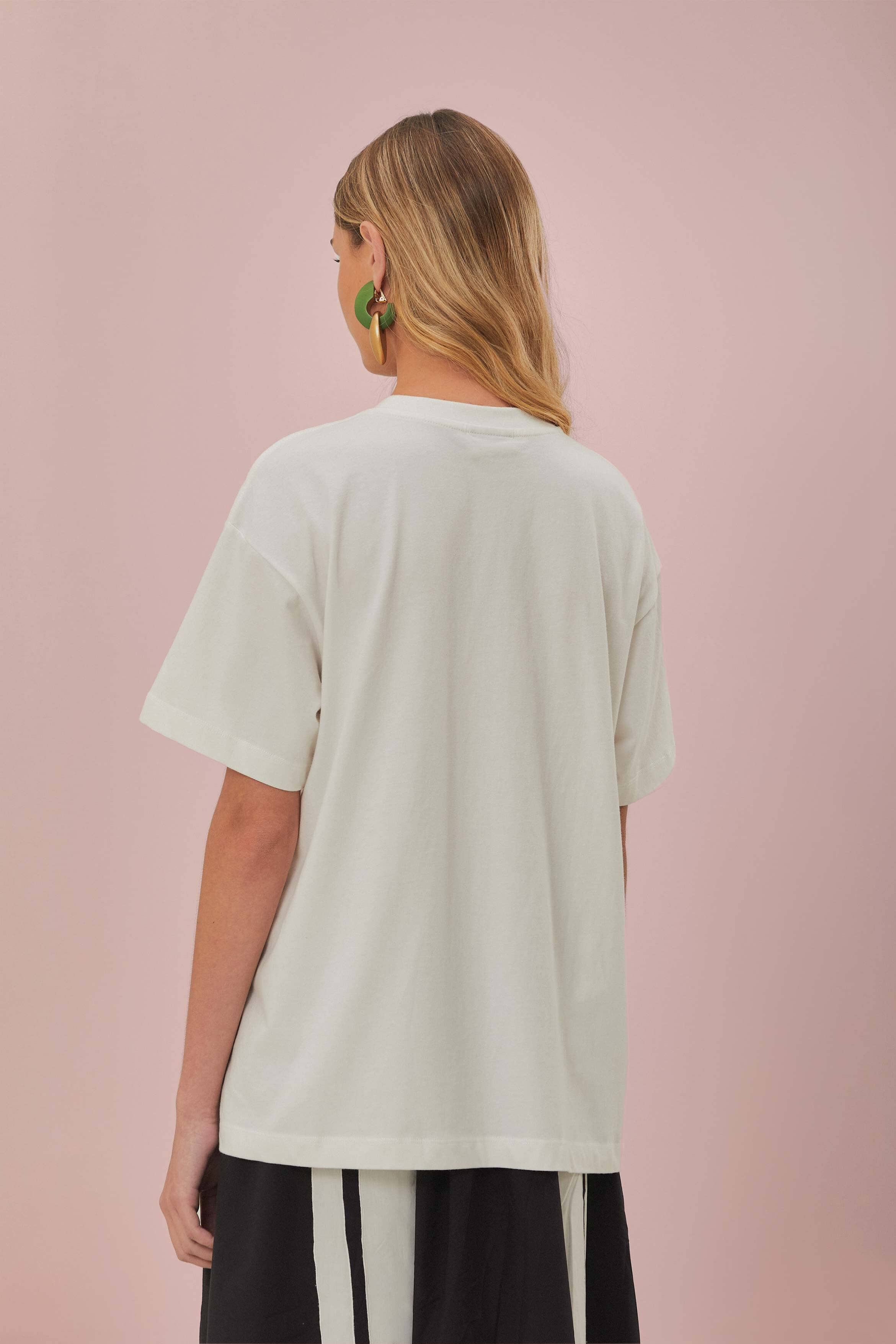 Off-White Copacabana Relaxed Organic Cotton T-Shirt - 4