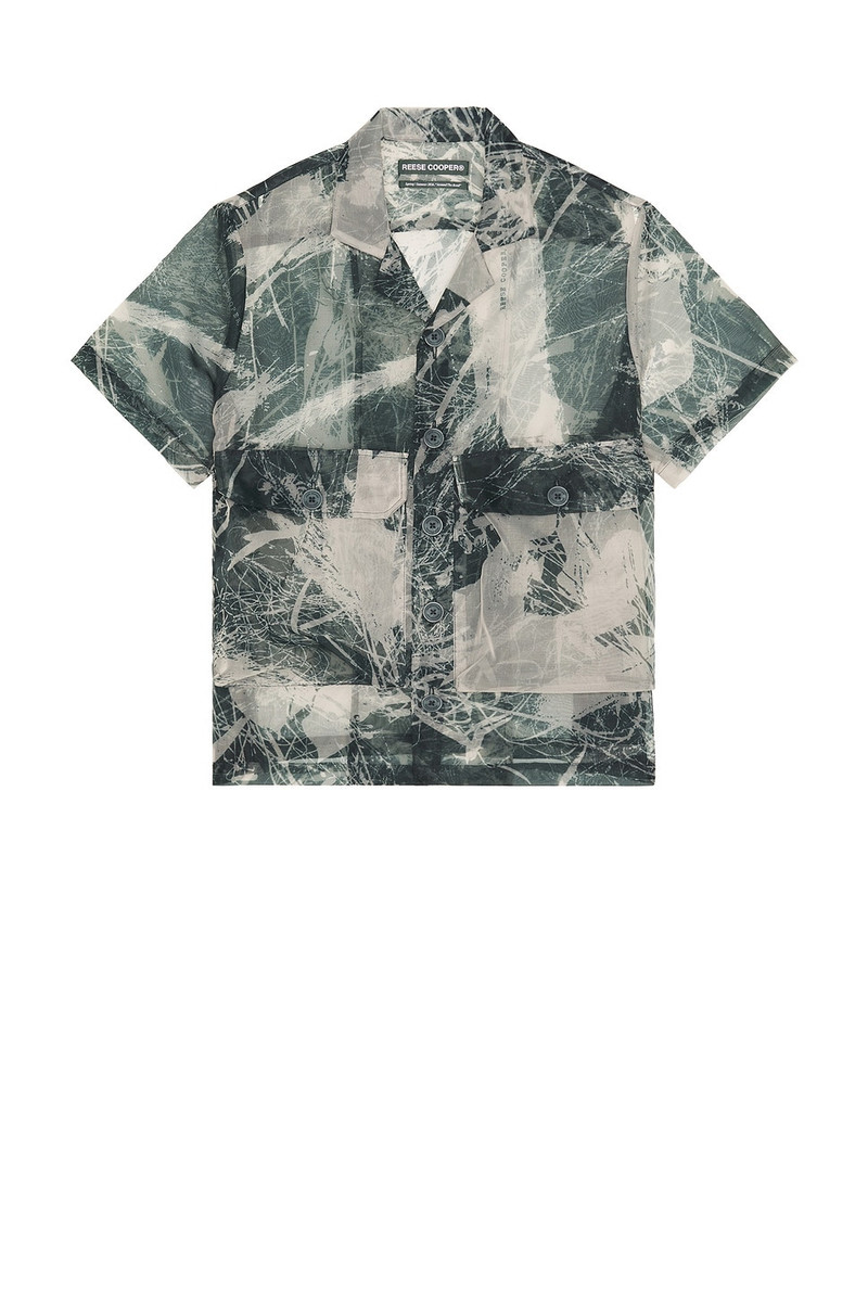 REESE COOPER® Organza Short Sleeve Cargo Shirt outlook