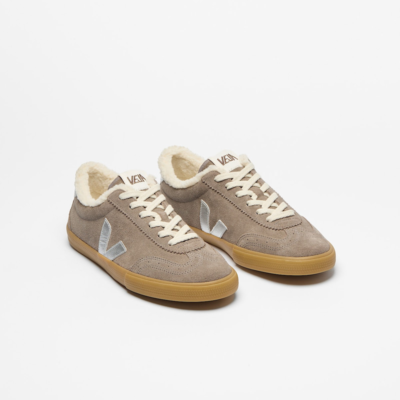 VEJA VOLLEY FURED SUEDE MOONROCK SILVER outlook