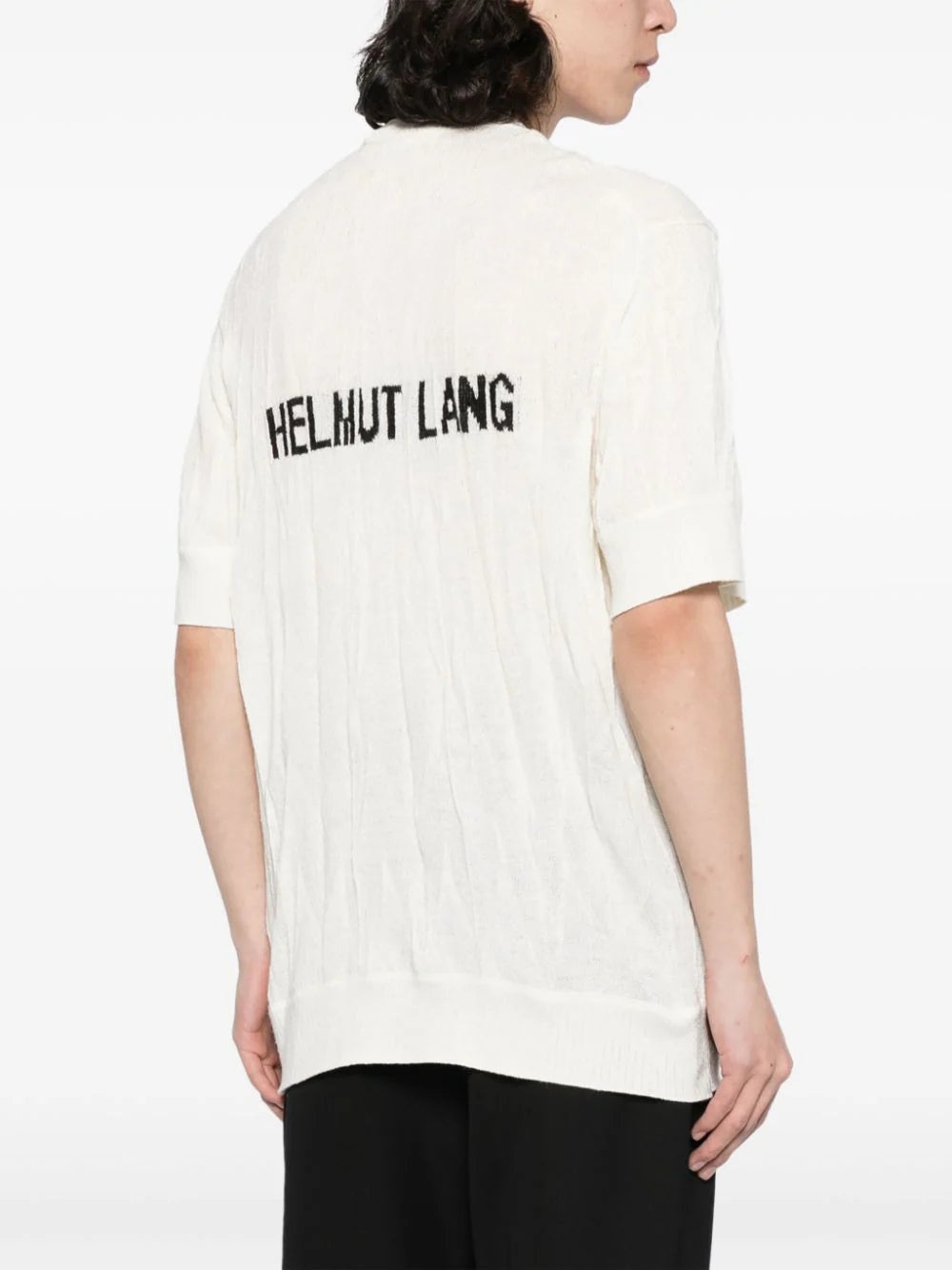 CRINKLED WOOL T-SHIRT - 3