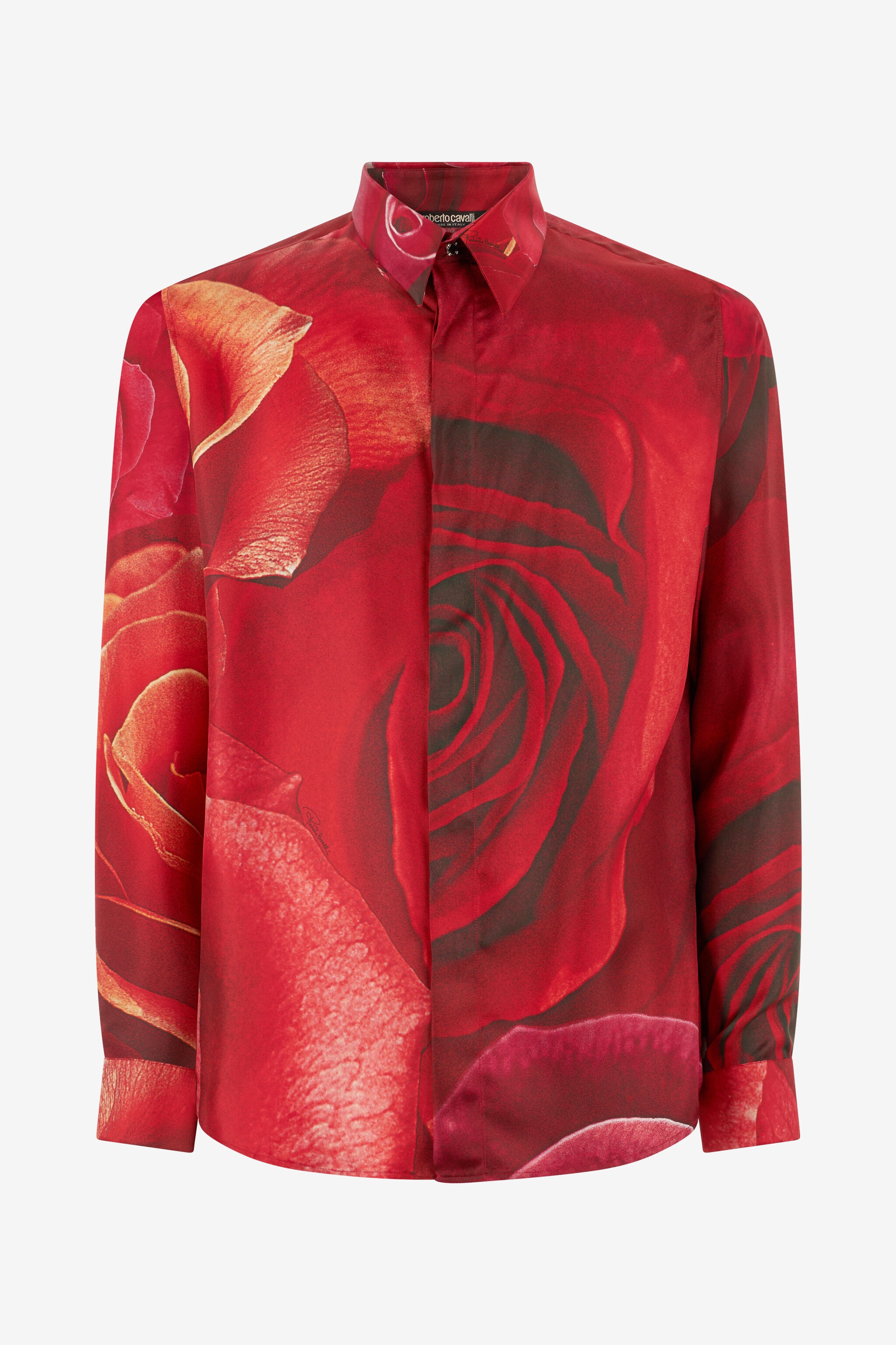 Shirt With Garden Rose Print - 1