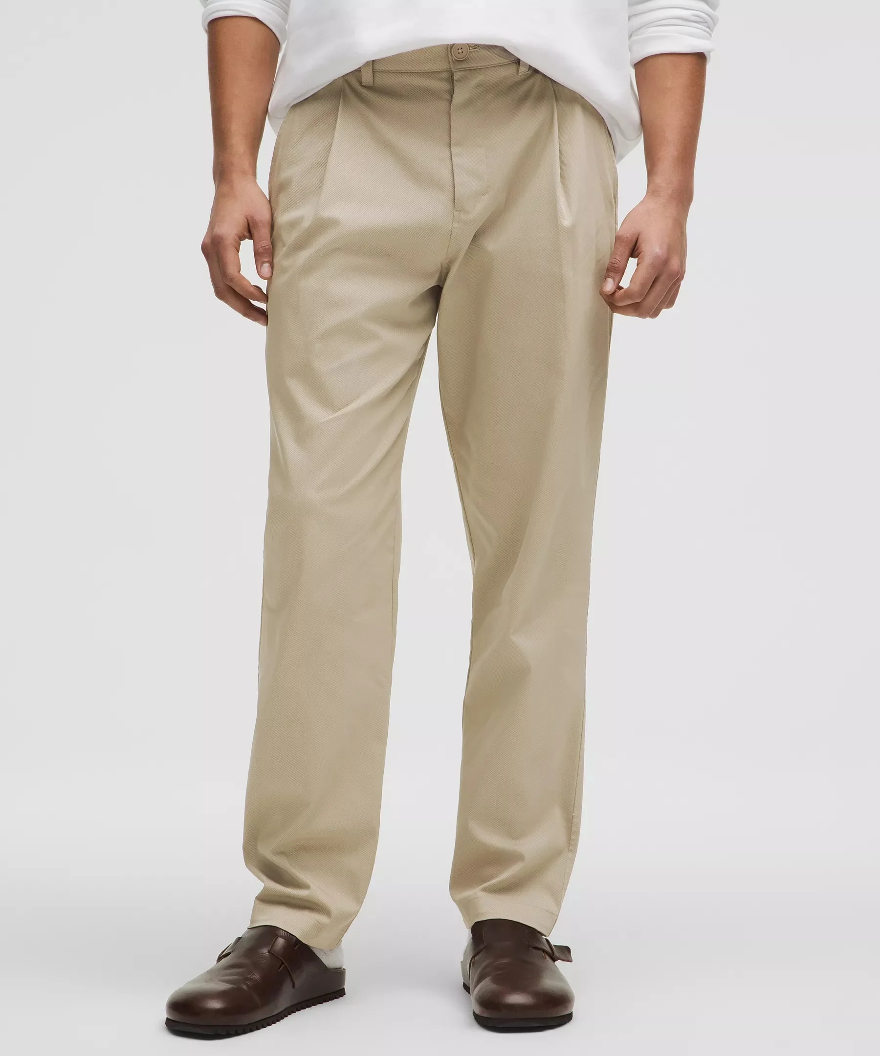 Cotton Twill Pleat-Front Trouser *Regular - 1