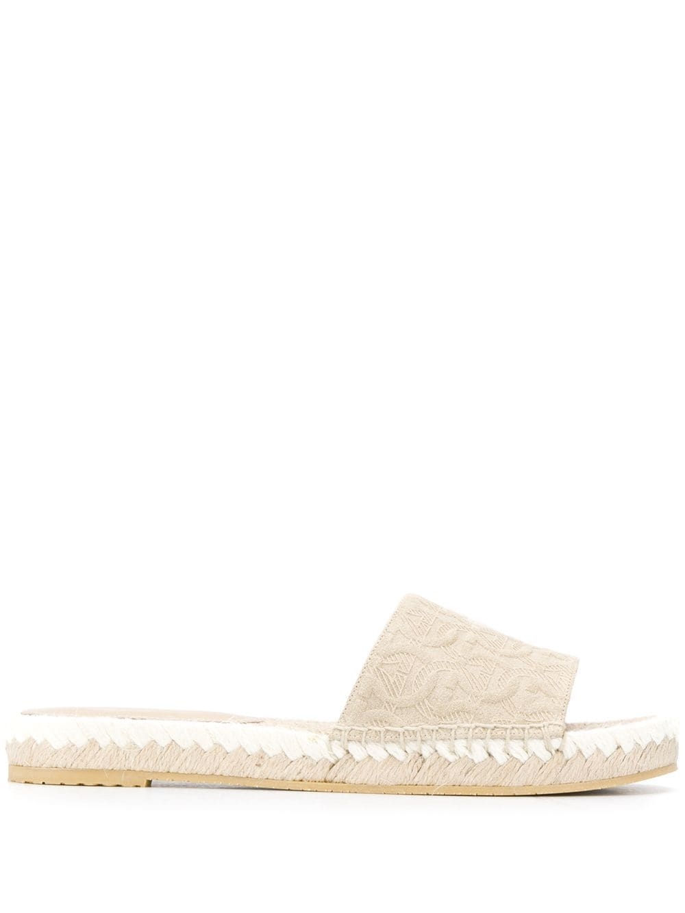 Gancini espadrille slides - 1