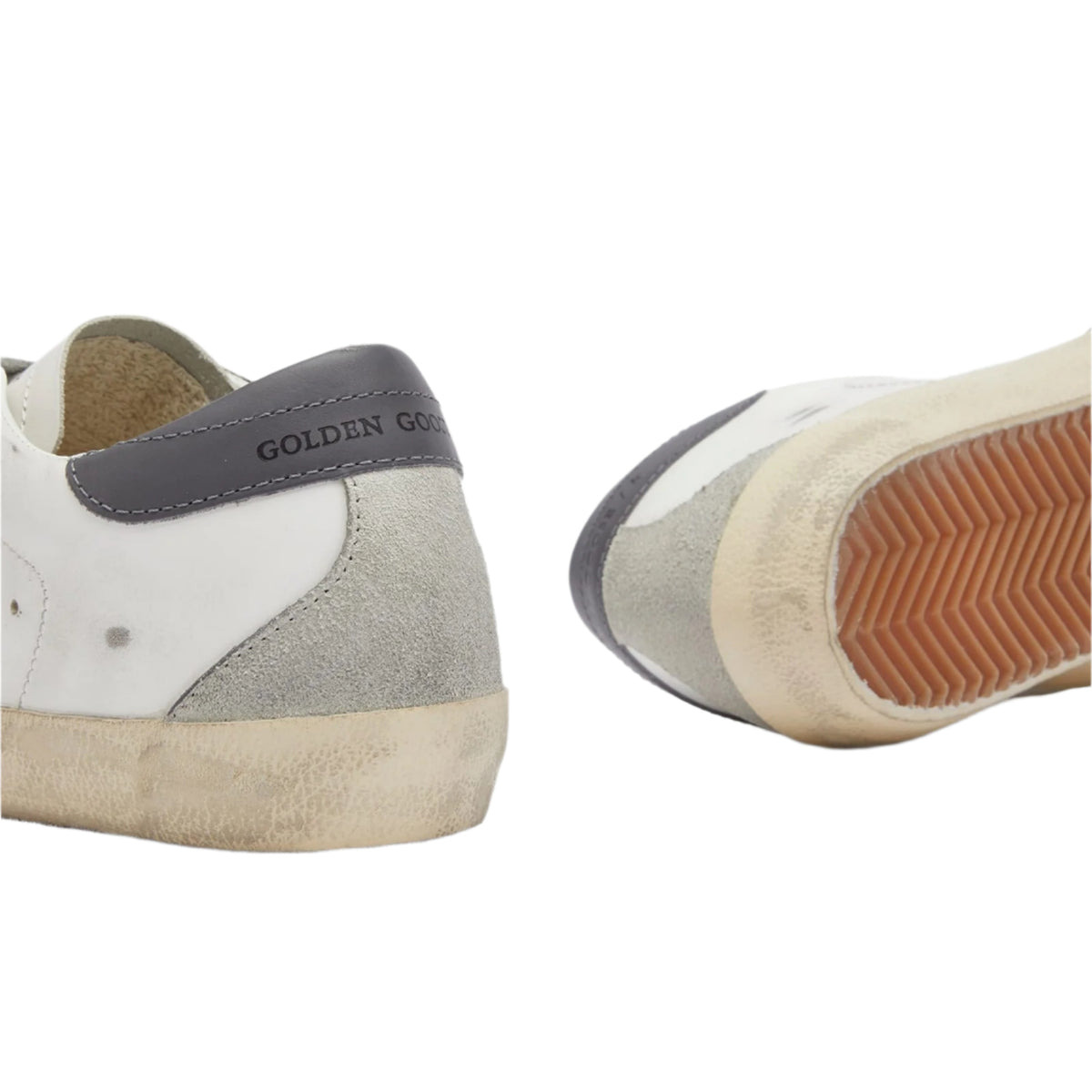 MEN'S SUPER STAR SNEAKERS (WHITE/ICE/DARK GRAY) - 3