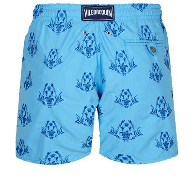 Vilebrequin Men Swim Trunks Embroidered Pranayama - Limited Edition outlook