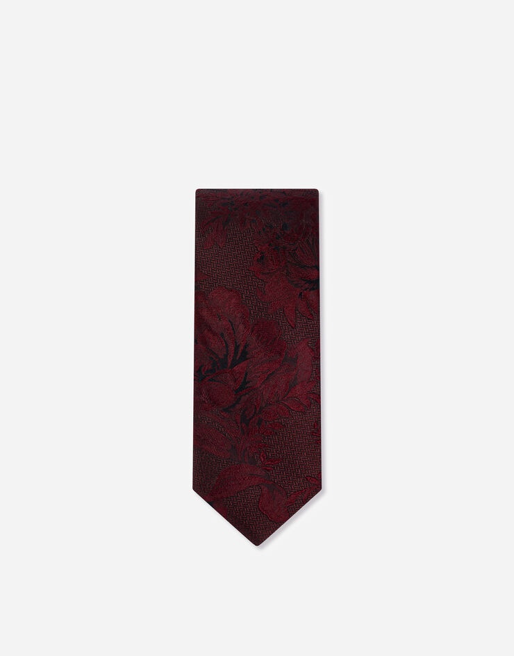 6 cm tie-design silk jacquard blade tie - 2