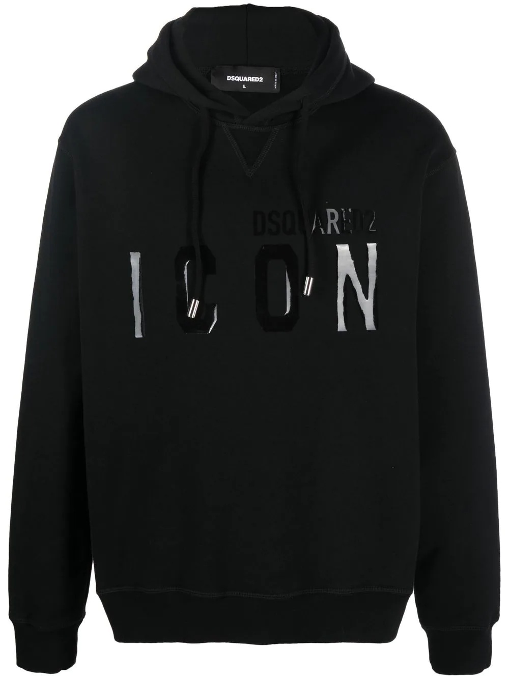 logo-print pullover hoodie - 1