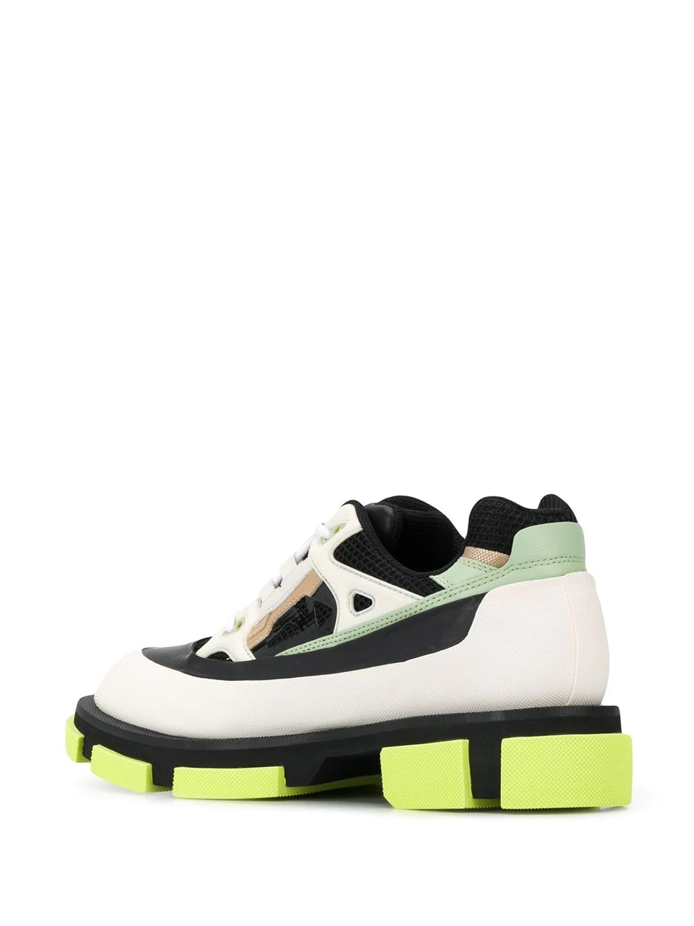 chunky sole panelled sneakers  - 3