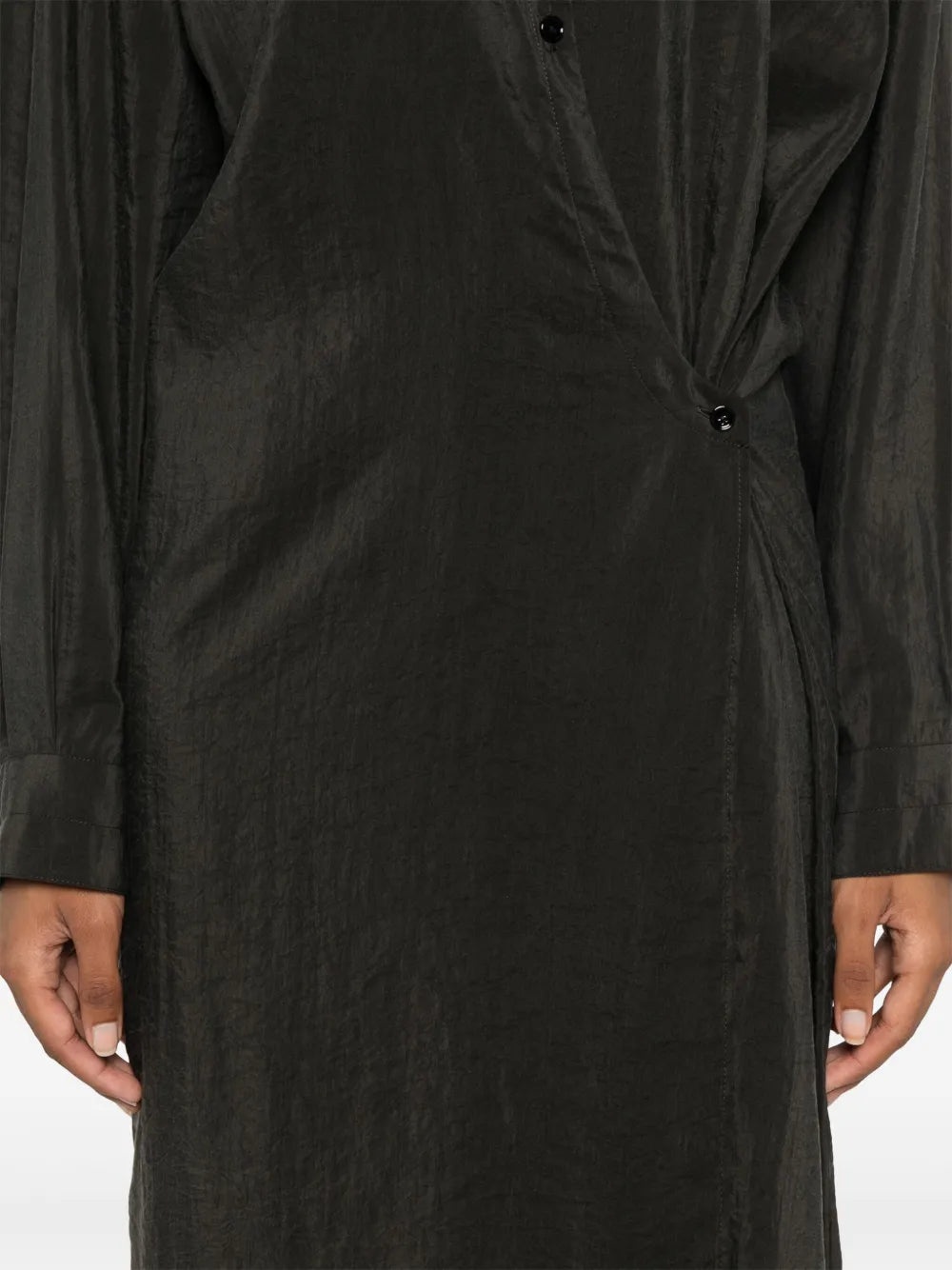 LEMAIRE - Women Straight Collar Twisted Top - 4