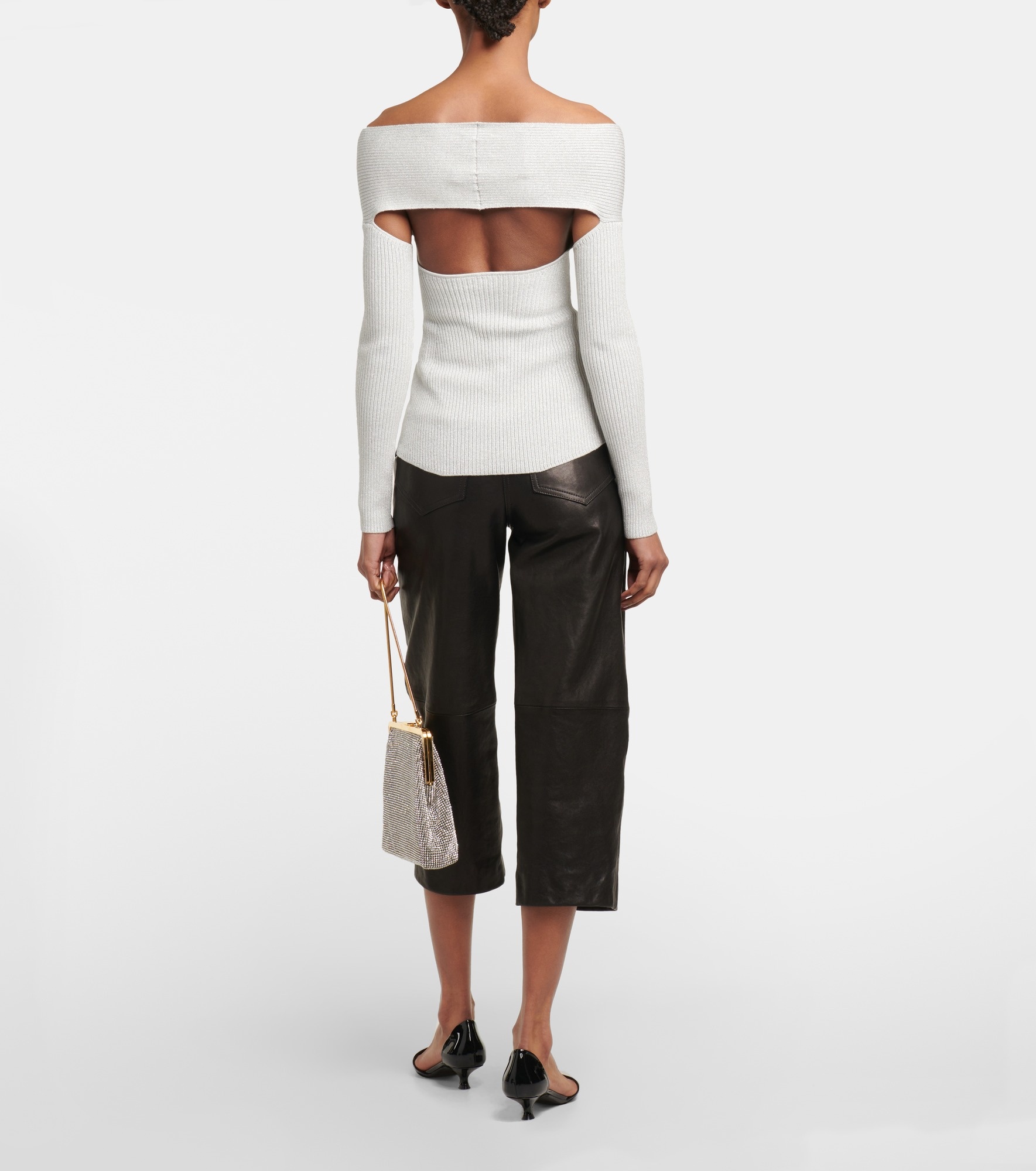 Salma off-shoulder top - 3