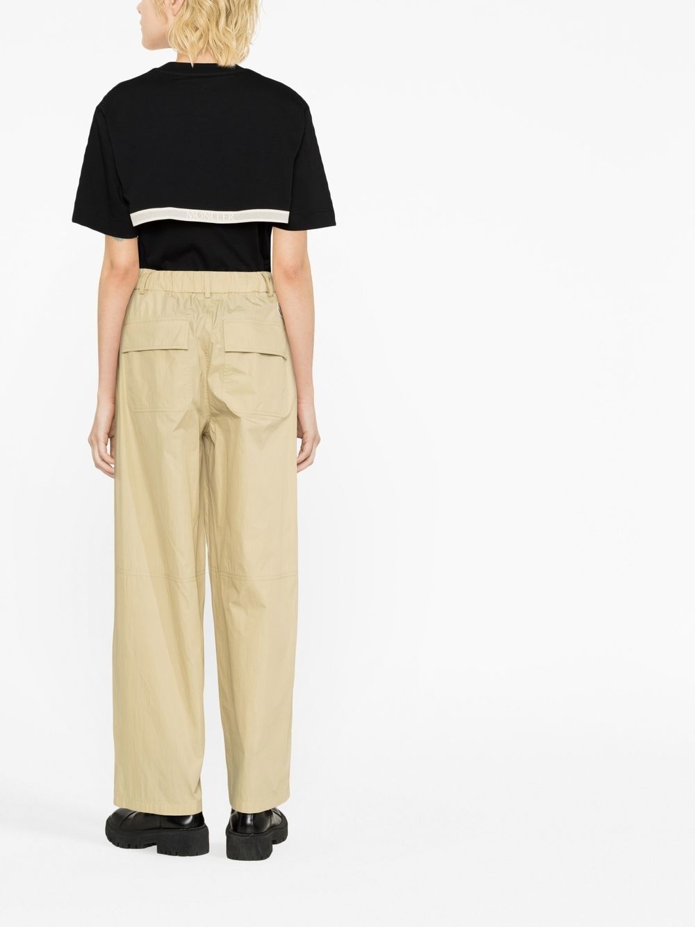 high-waist tapered trousers - 3