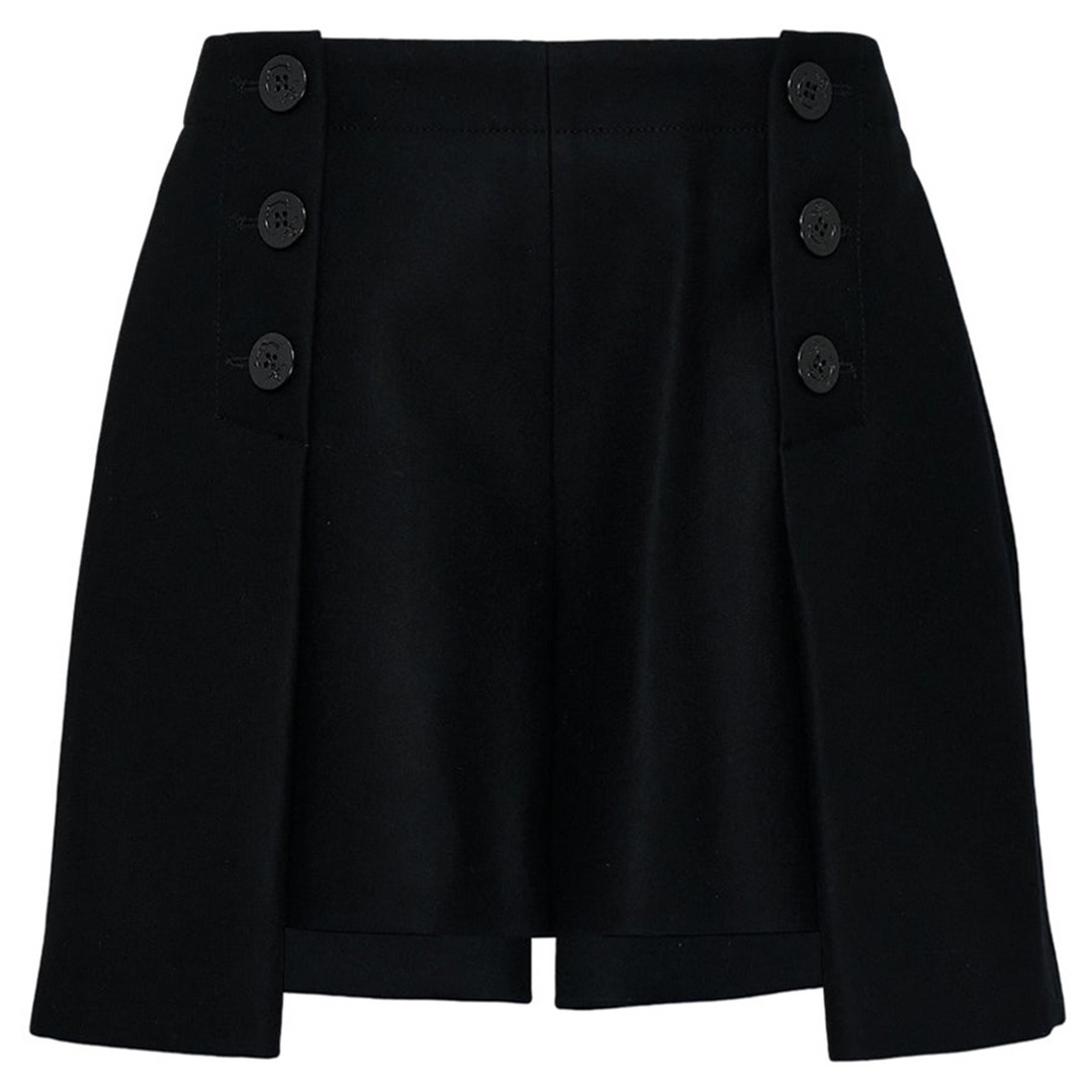 Wool Melton Shorts - 1