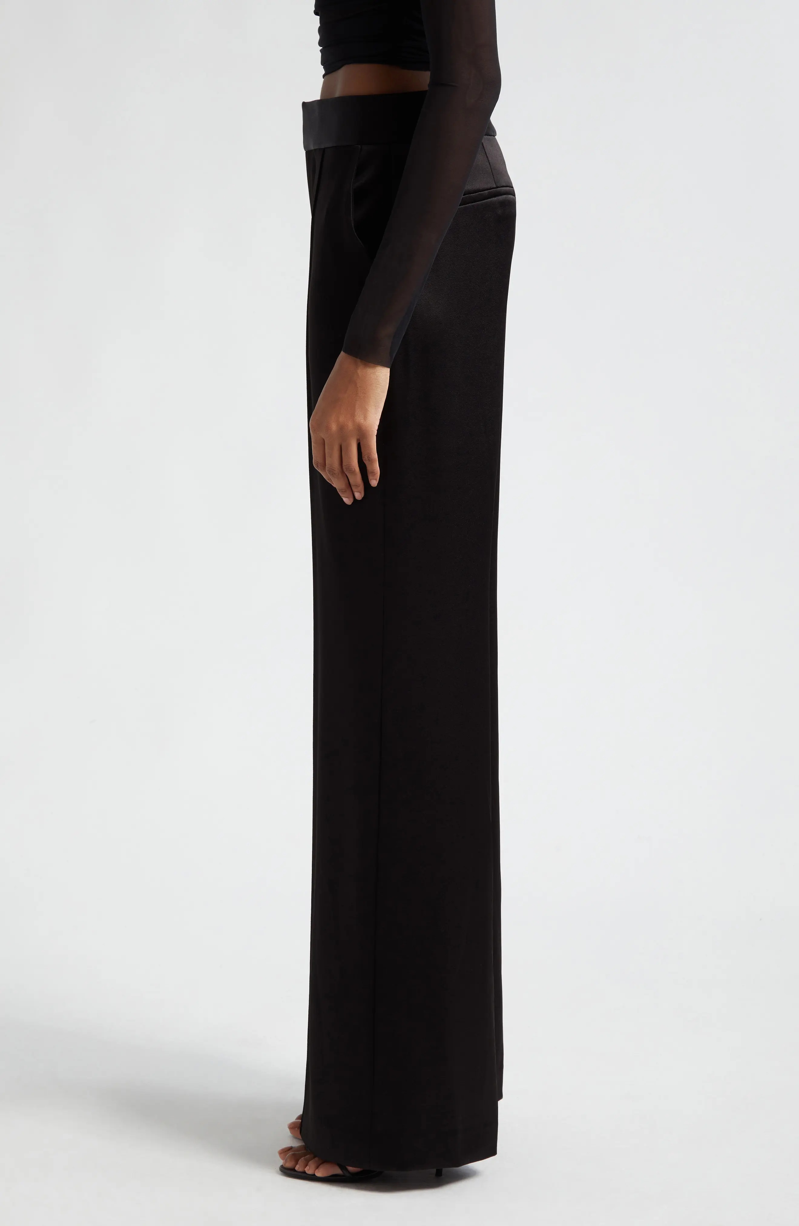 Dylan High Waist Wide Leg Pants - 4