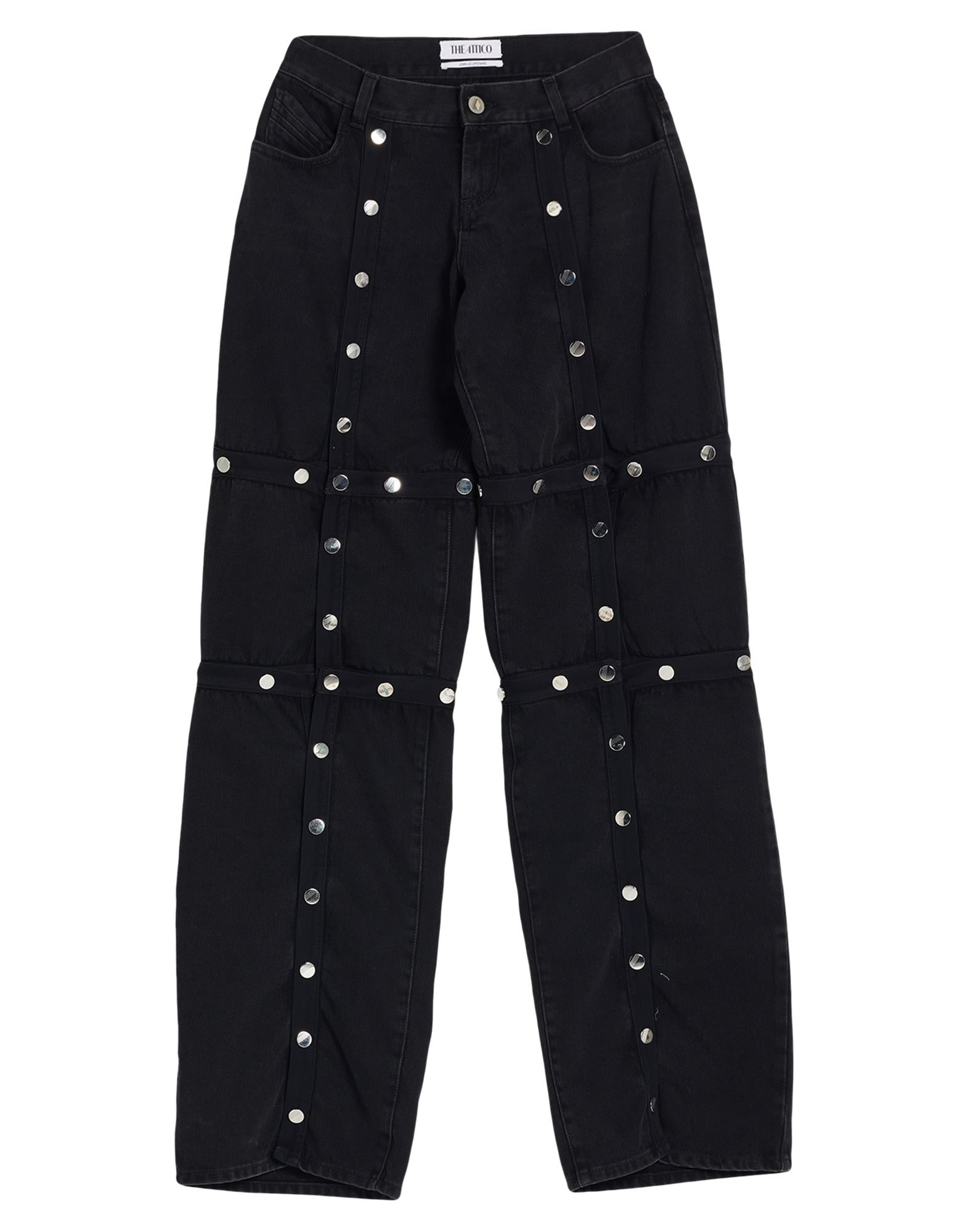 Black Women's Denim Pants - 1