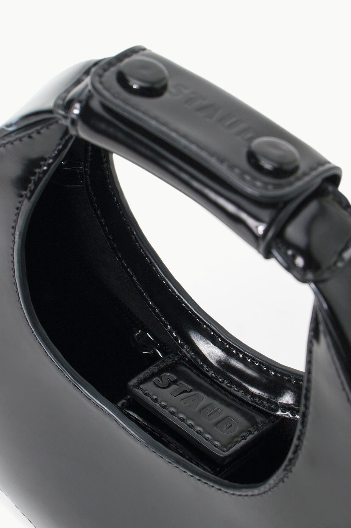 STAUD MINI MOON BAG BLACK - 4