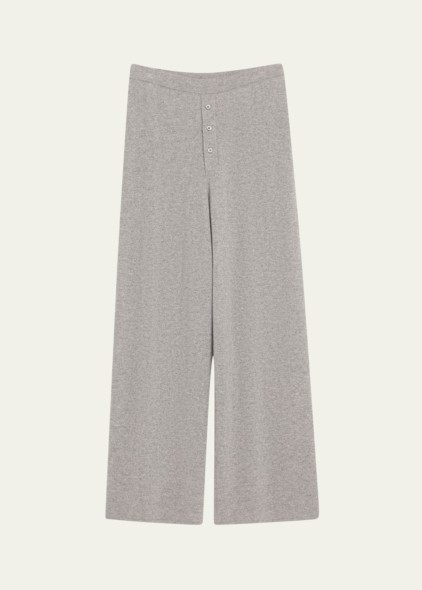 Everywear Cashmere Knit Relaxed Pants - 1