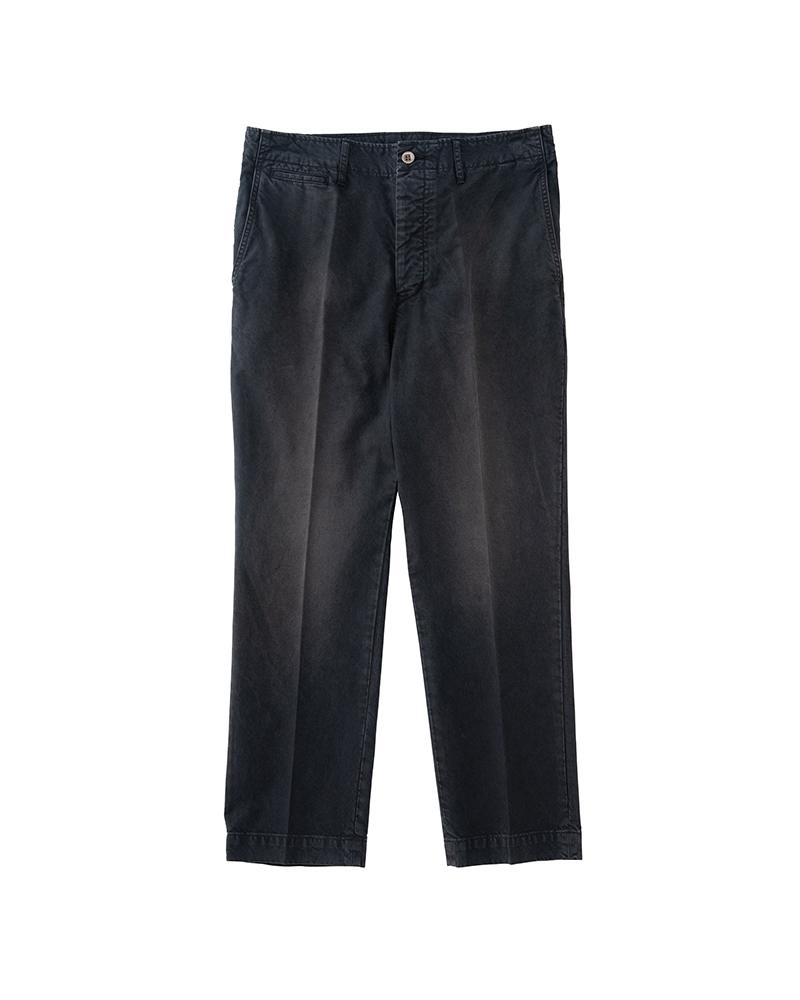 CHINO PANTS DMGD BLACK - 1